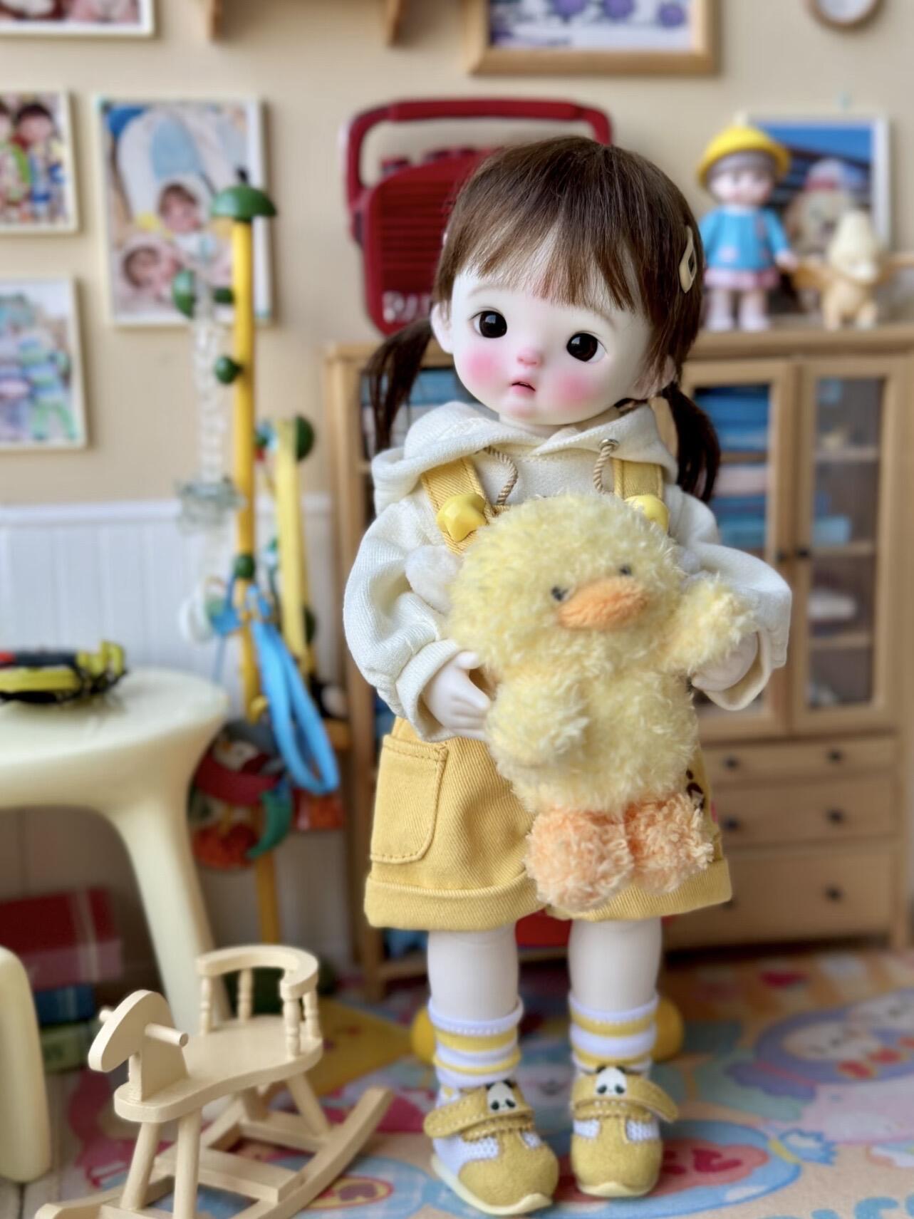 LsisisiL 1/6 BJD head DingDang Poppy & Baby