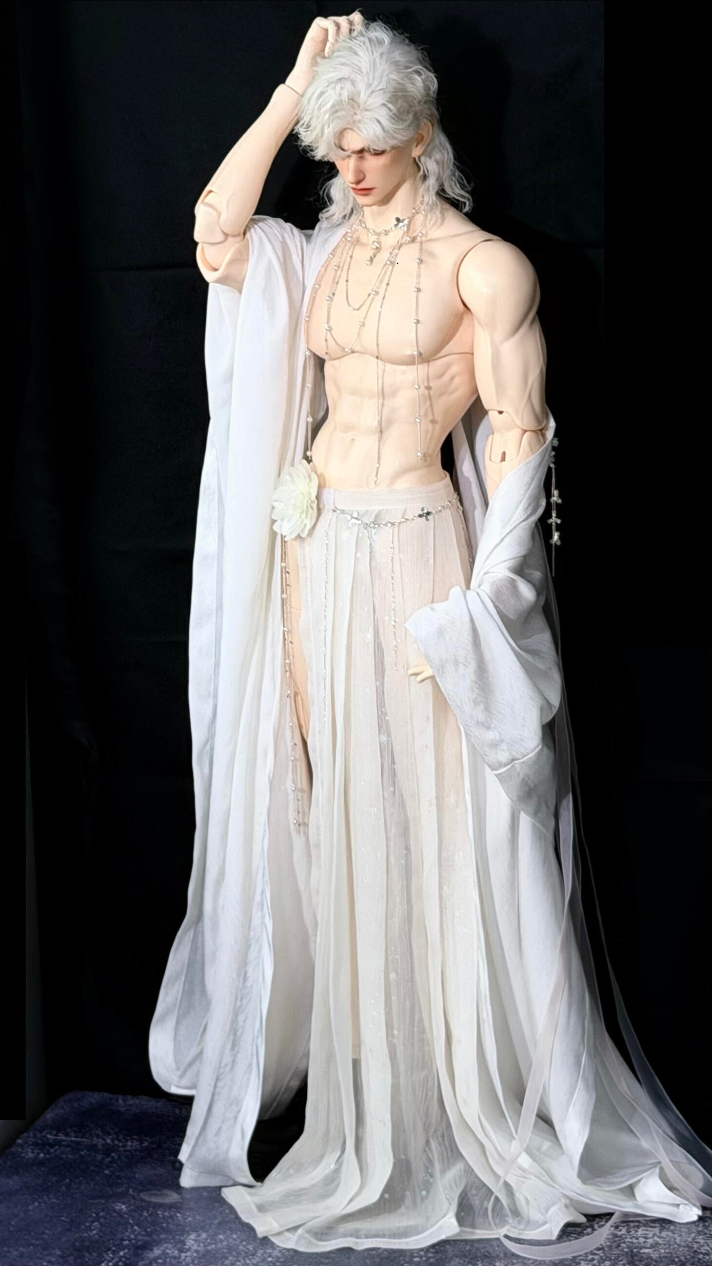 YaYa 75cm BJD outfits black and white仅代购