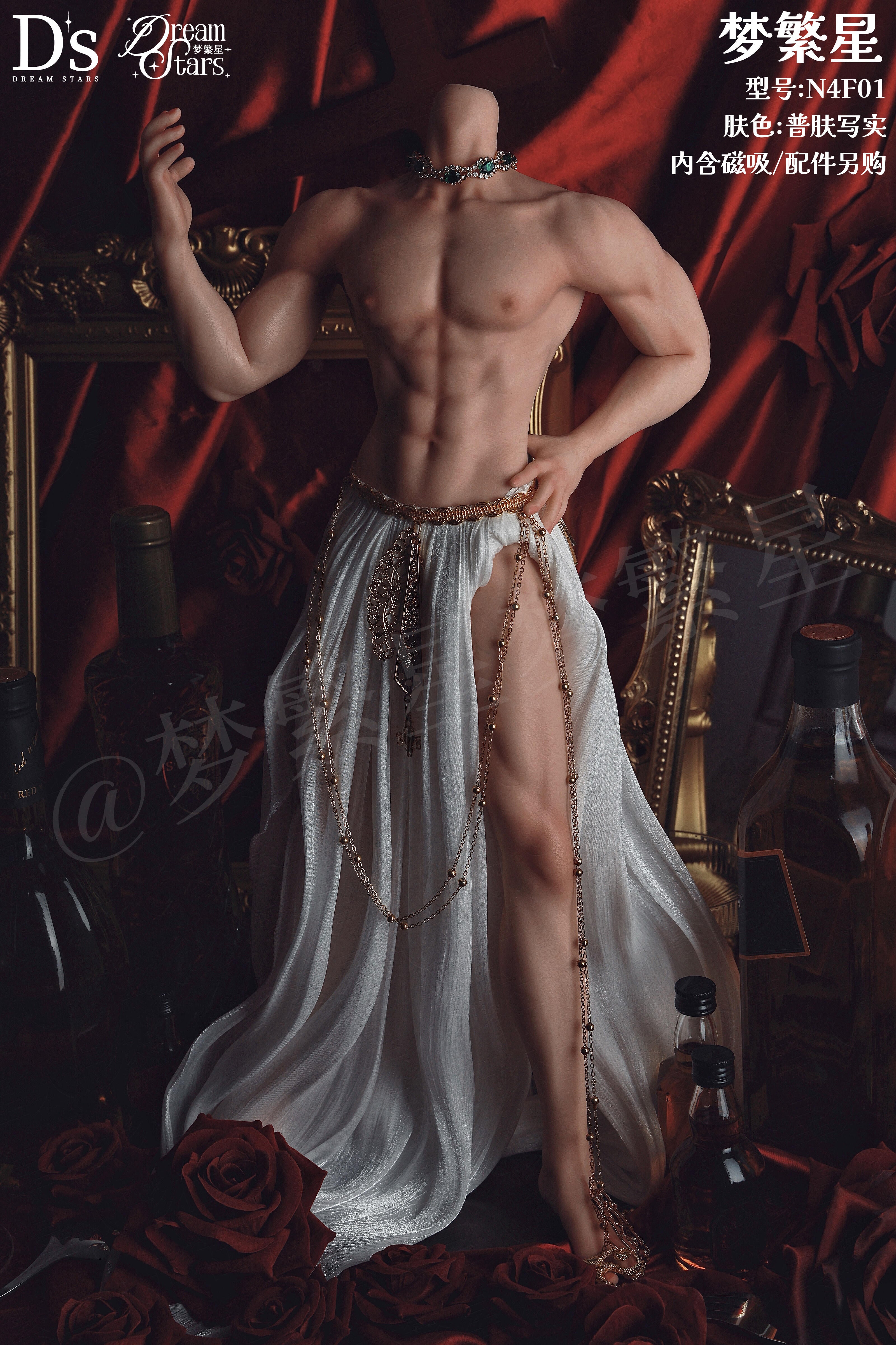 DreamStar 1/4 male Silicone body