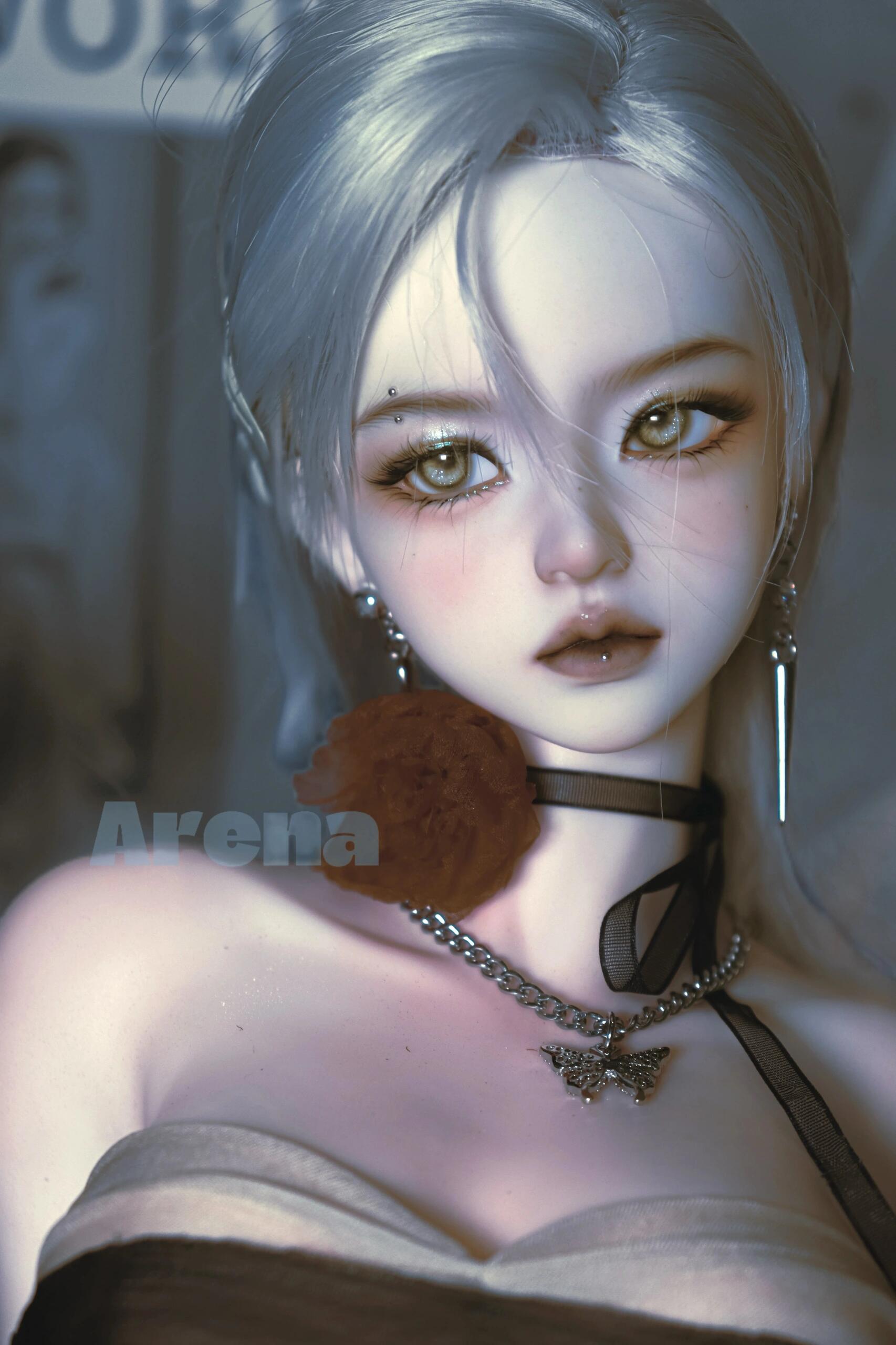 QianQian 1/3 BJD Head Erela & Arena