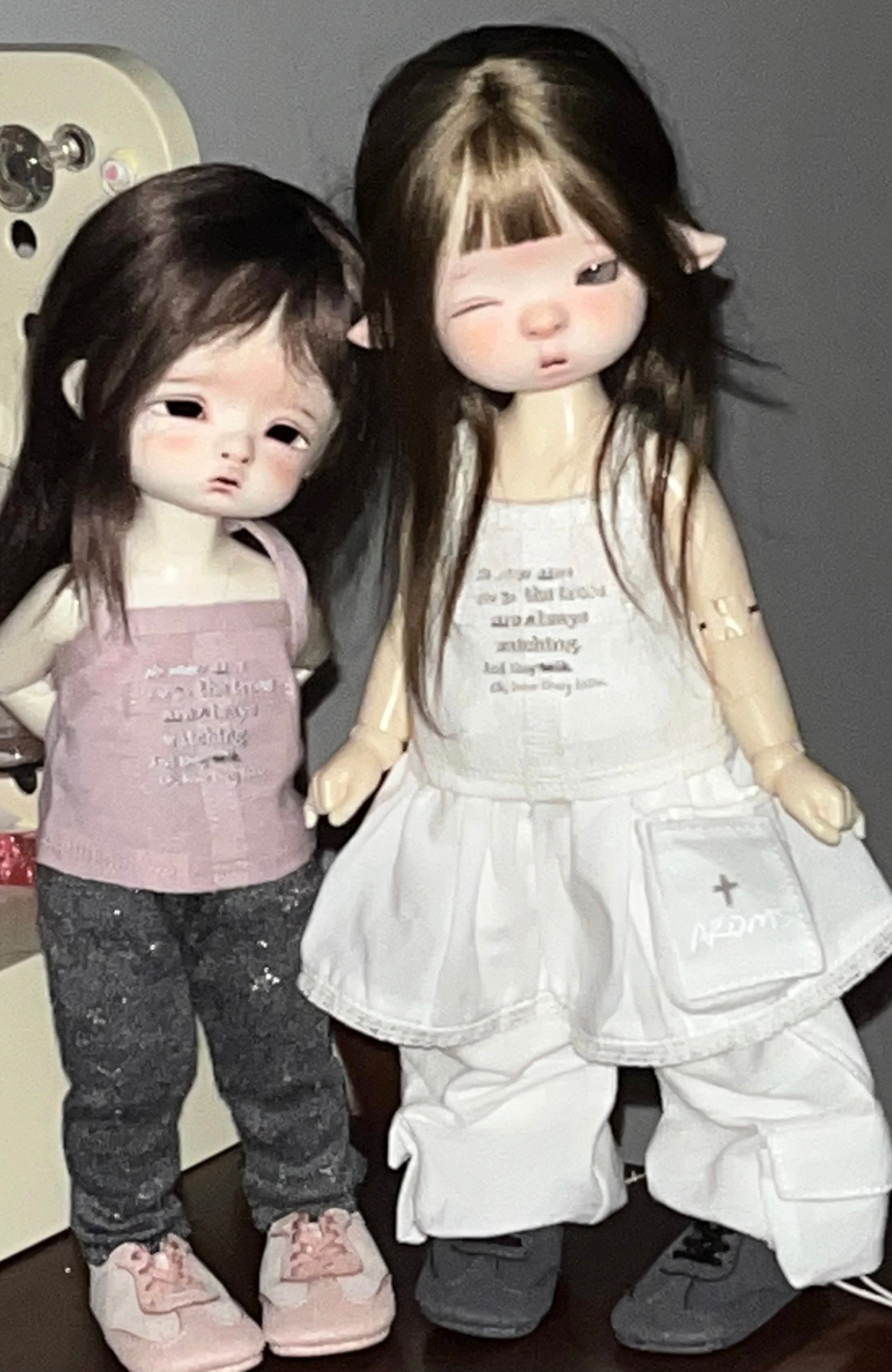 KissMoMo 1/6 bjd head wink Lamb