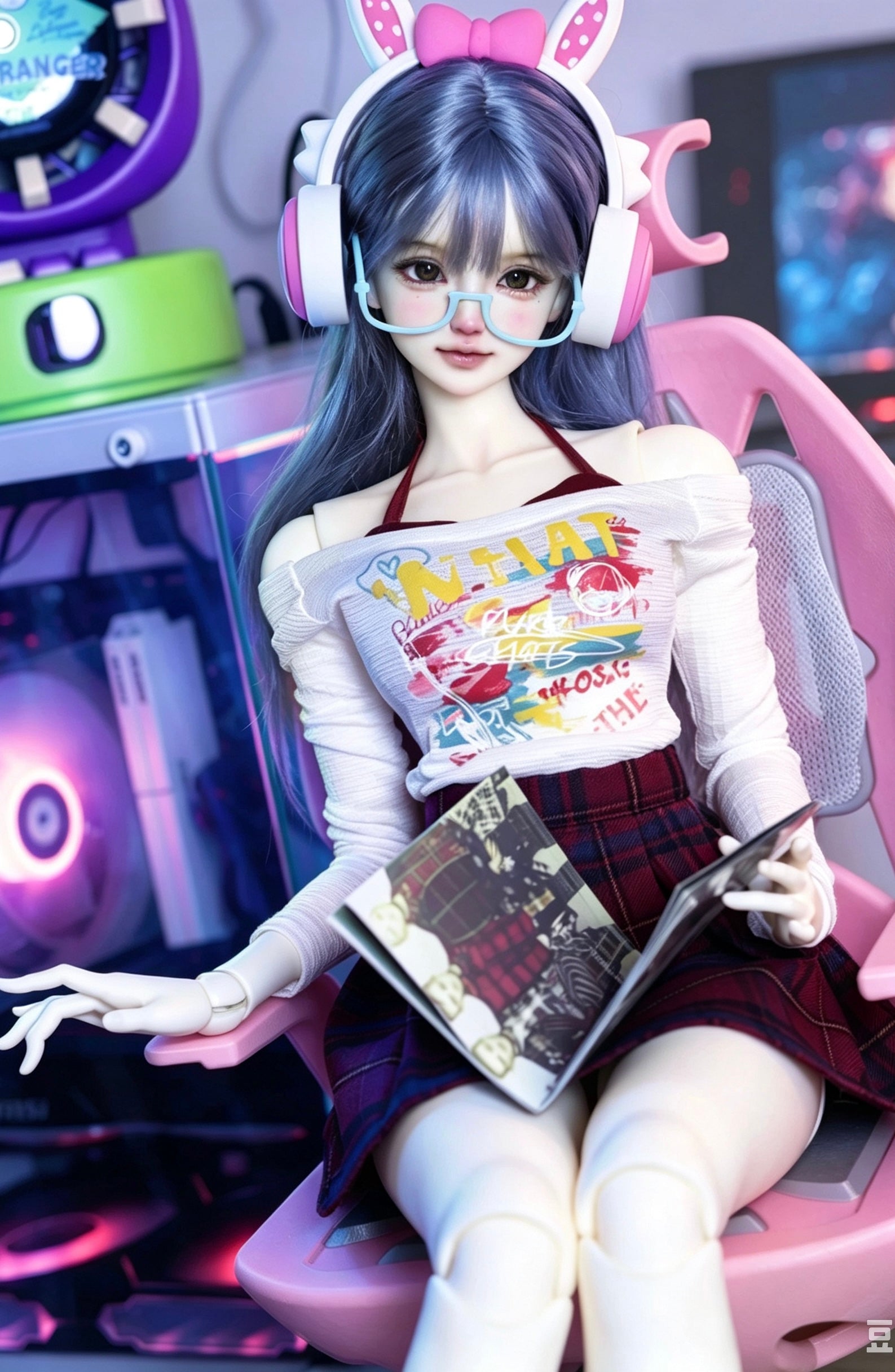QianQian 1/4 1/3 BJD Head XiaoMei