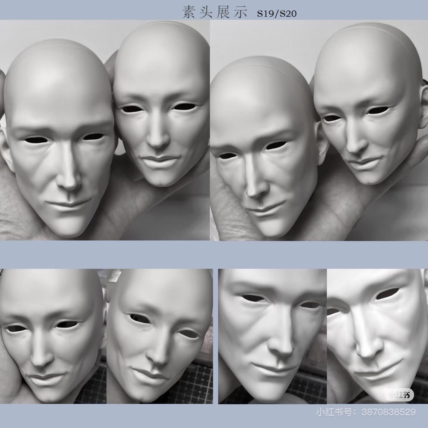 Lumens 72cm 75cm BJD head Giselle & Viper