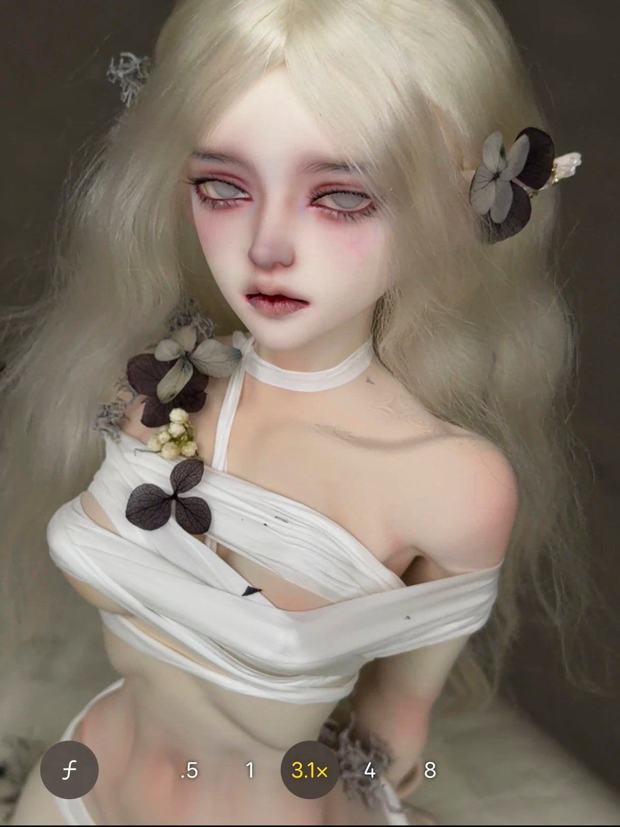 SUE 1/4 BJD head Flora