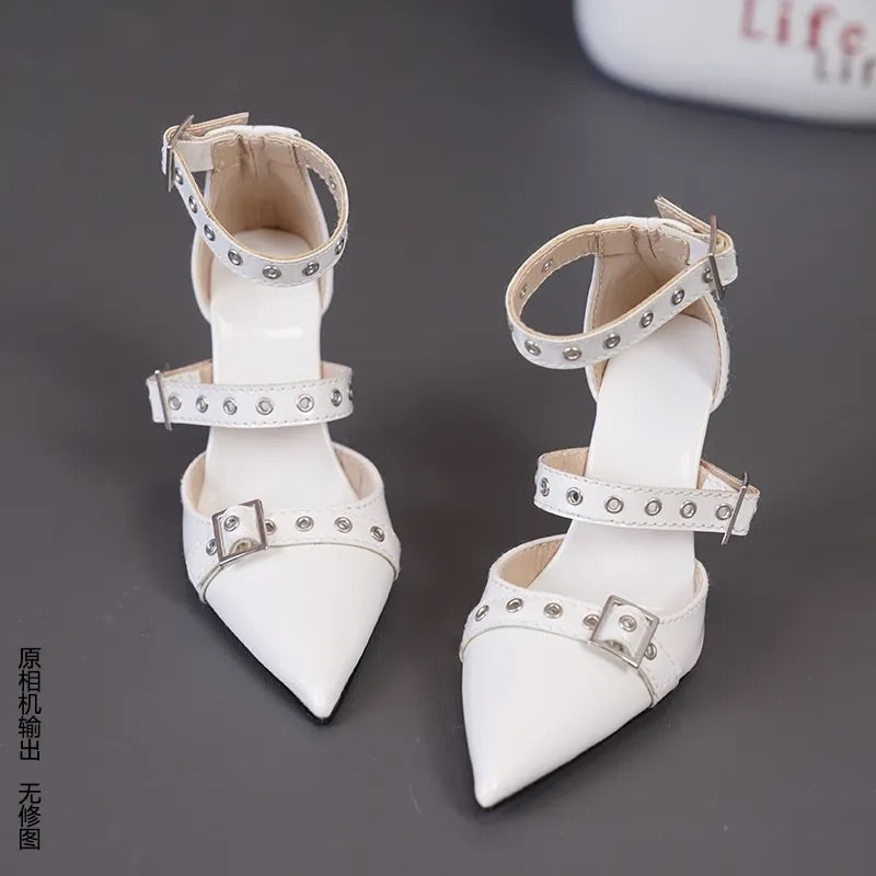 The Lost Rabbit 1/4 1/3 big girls and uncles Studded high heels BJD shoes代购