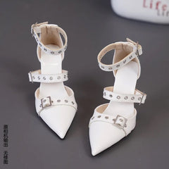 The Lost Rabbit 1/4 1/3 big girls and uncles Studded high heels BJD shoes代购