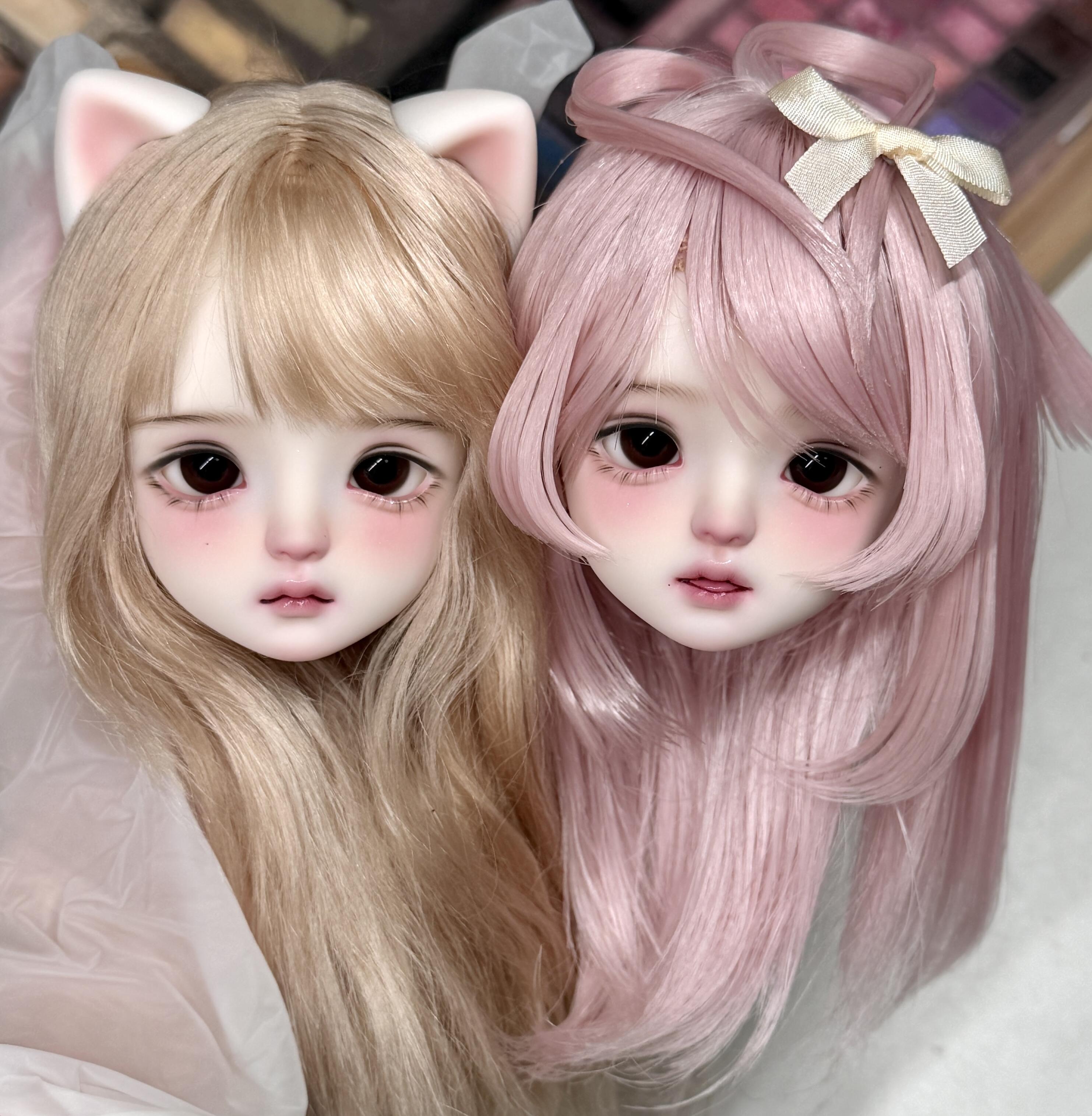 Xiaomian 1/4 BJD head Little Pig