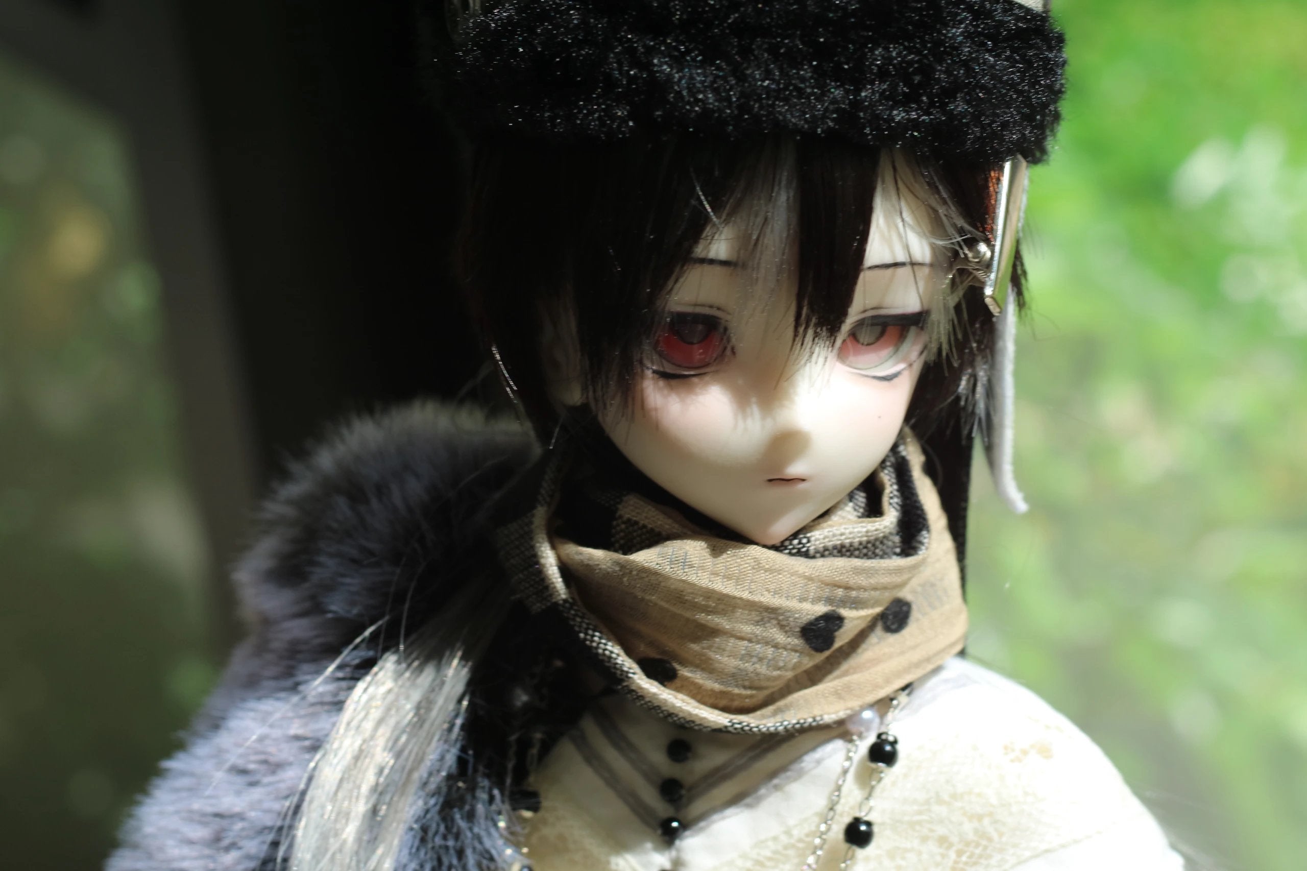 RDAC 1/4 bjd head Neville half sleeping