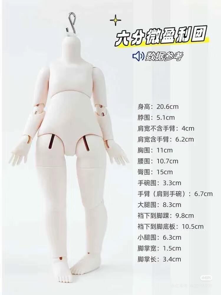 Box BJD body normal 1/6