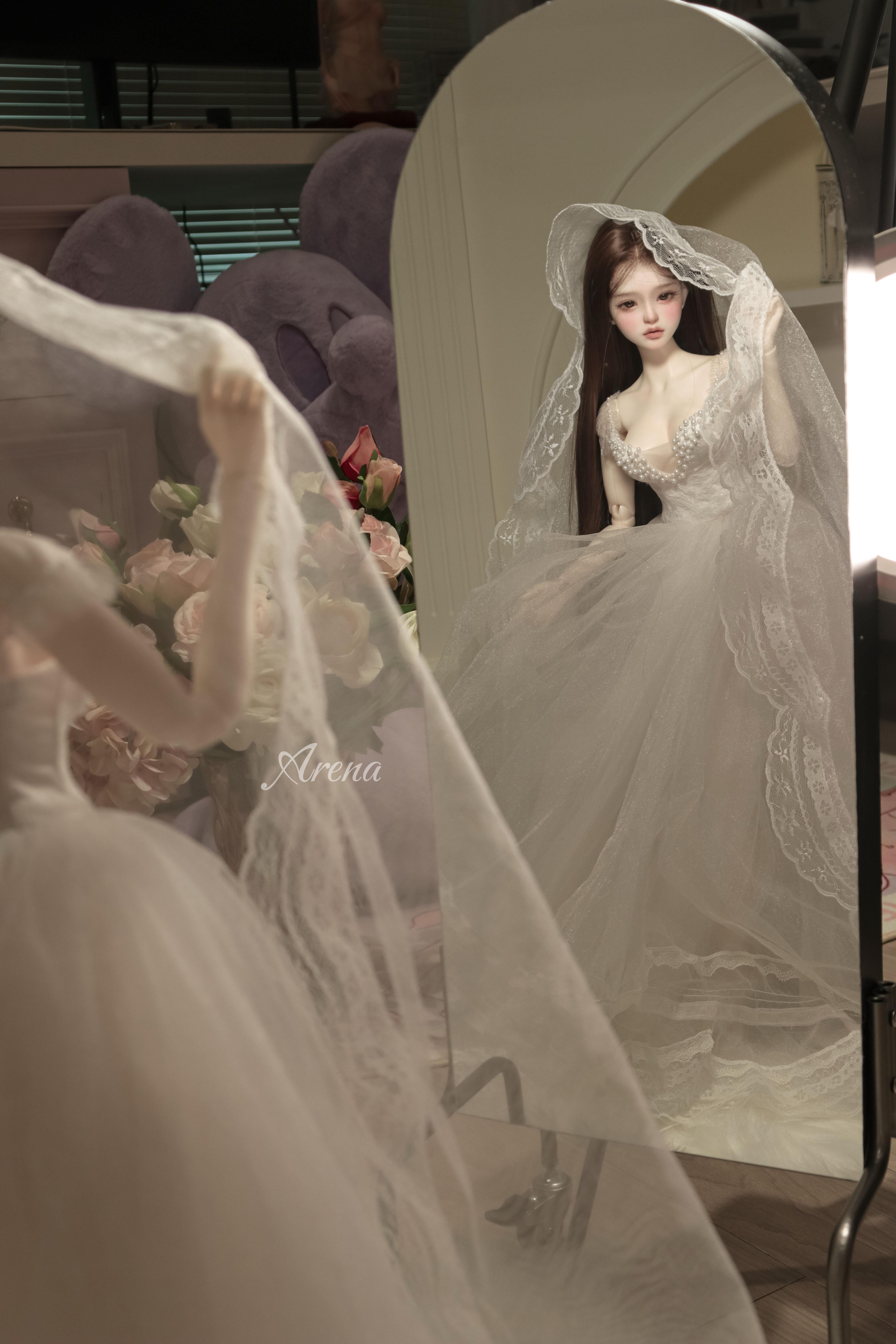 QianQian 1/3 BJD Head Erela & Arena