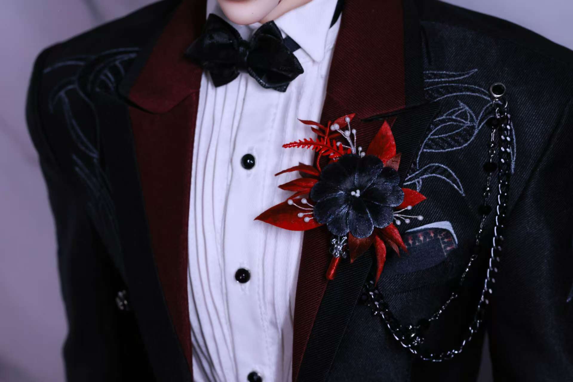 Sylus cos wedding dress 75 77cm BJD clothing full set outfit代购