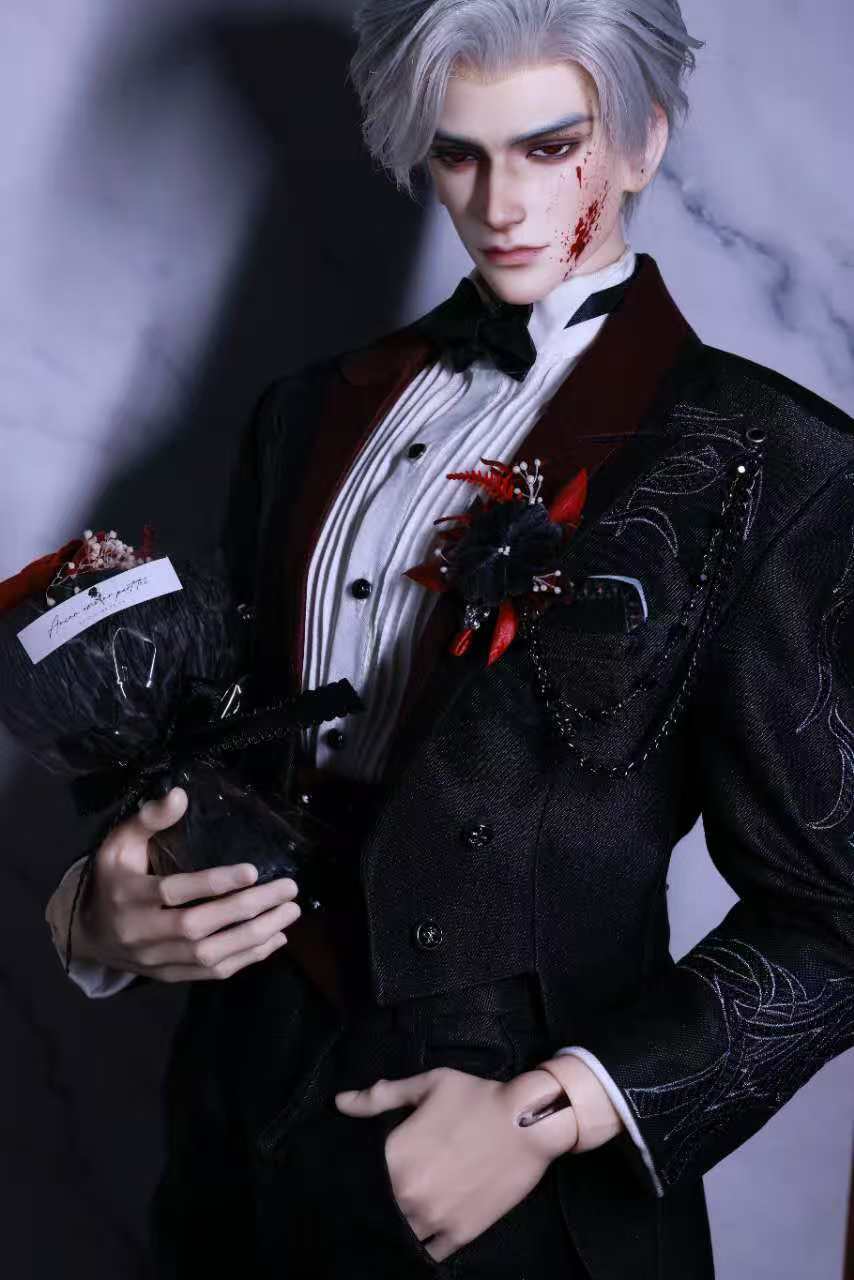 Sylus cos wedding dress 75 77cm BJD clothing full set outfit代购