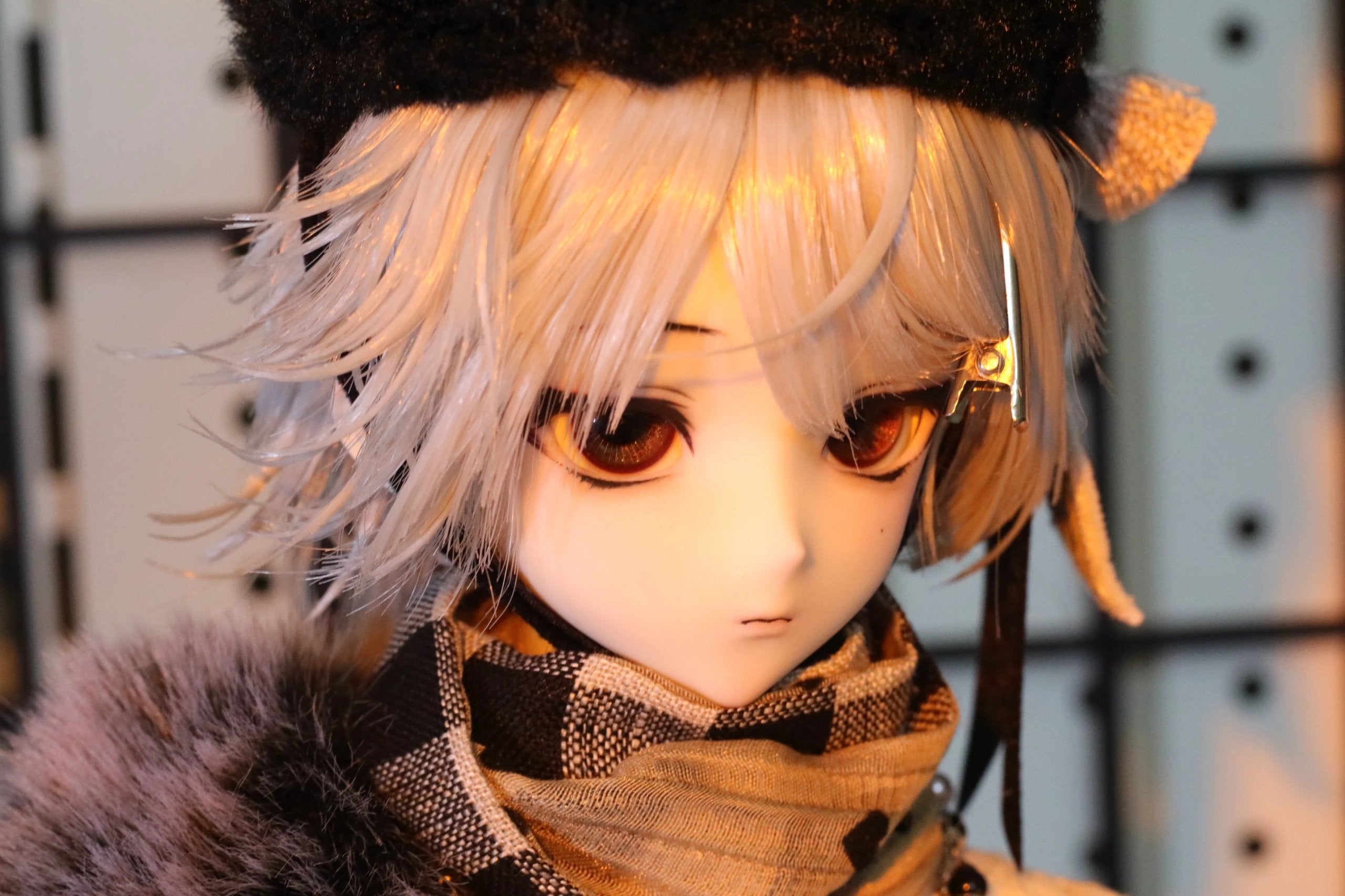 RDAC 1/4 bjd head Neville half sleeping