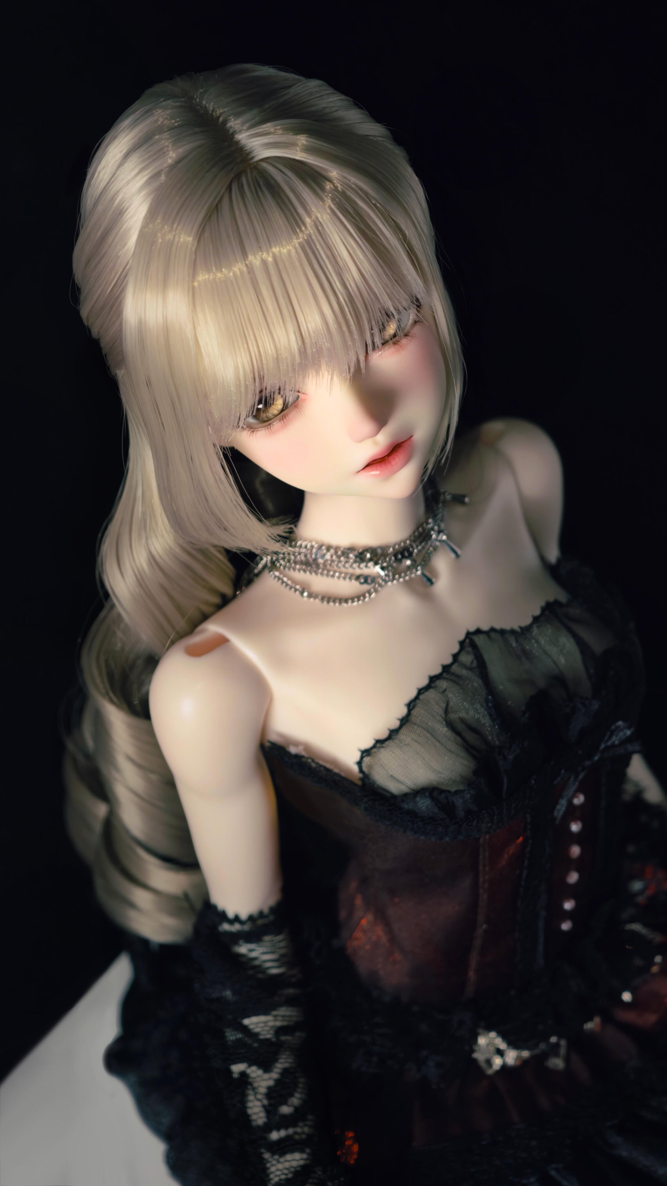 YZdoll 1/4 bjd head nude doll Rochelle