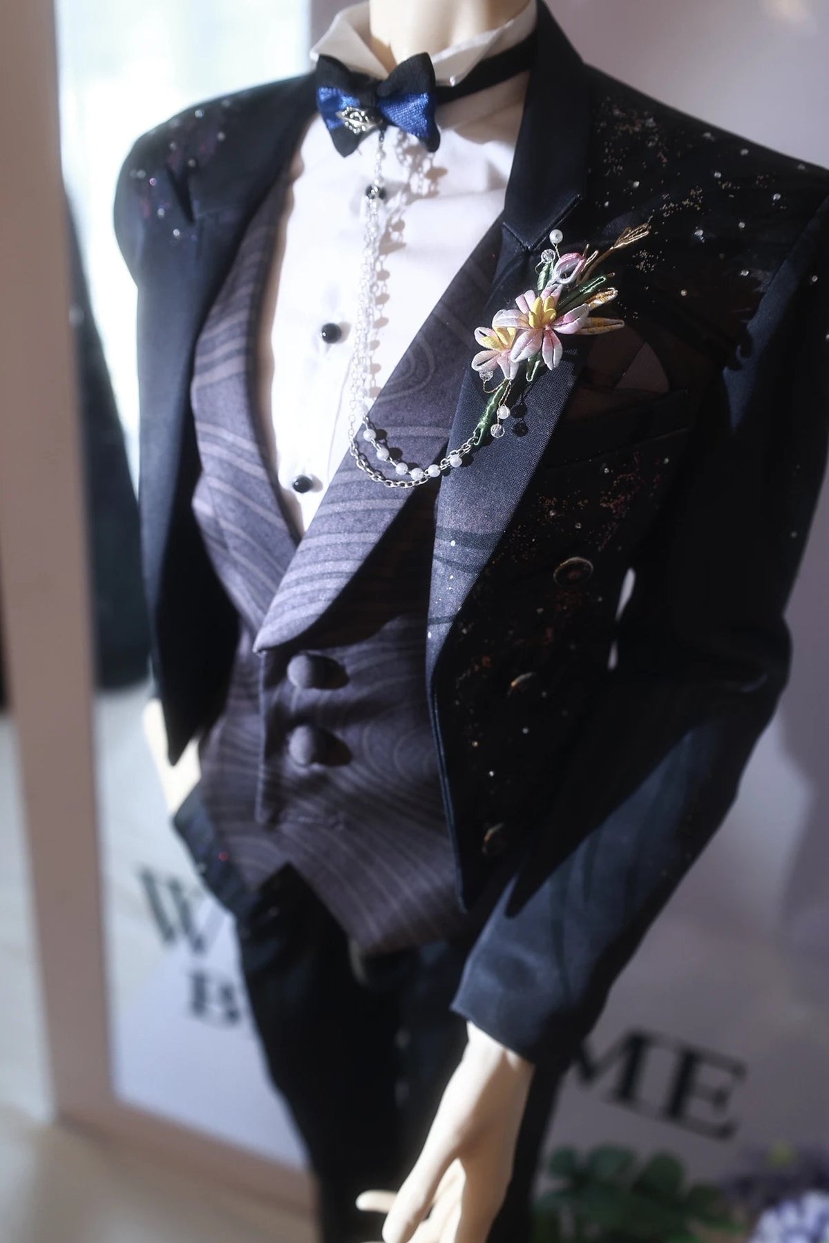 Caleb cos wedding dress 77cm BJD clothing full set outfit仅代购