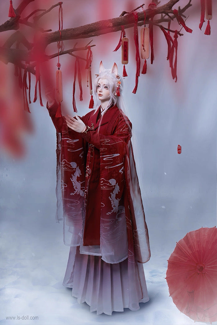 LoongSoul 1/3 bjd 68cm full set Fox Xin Yue Hu