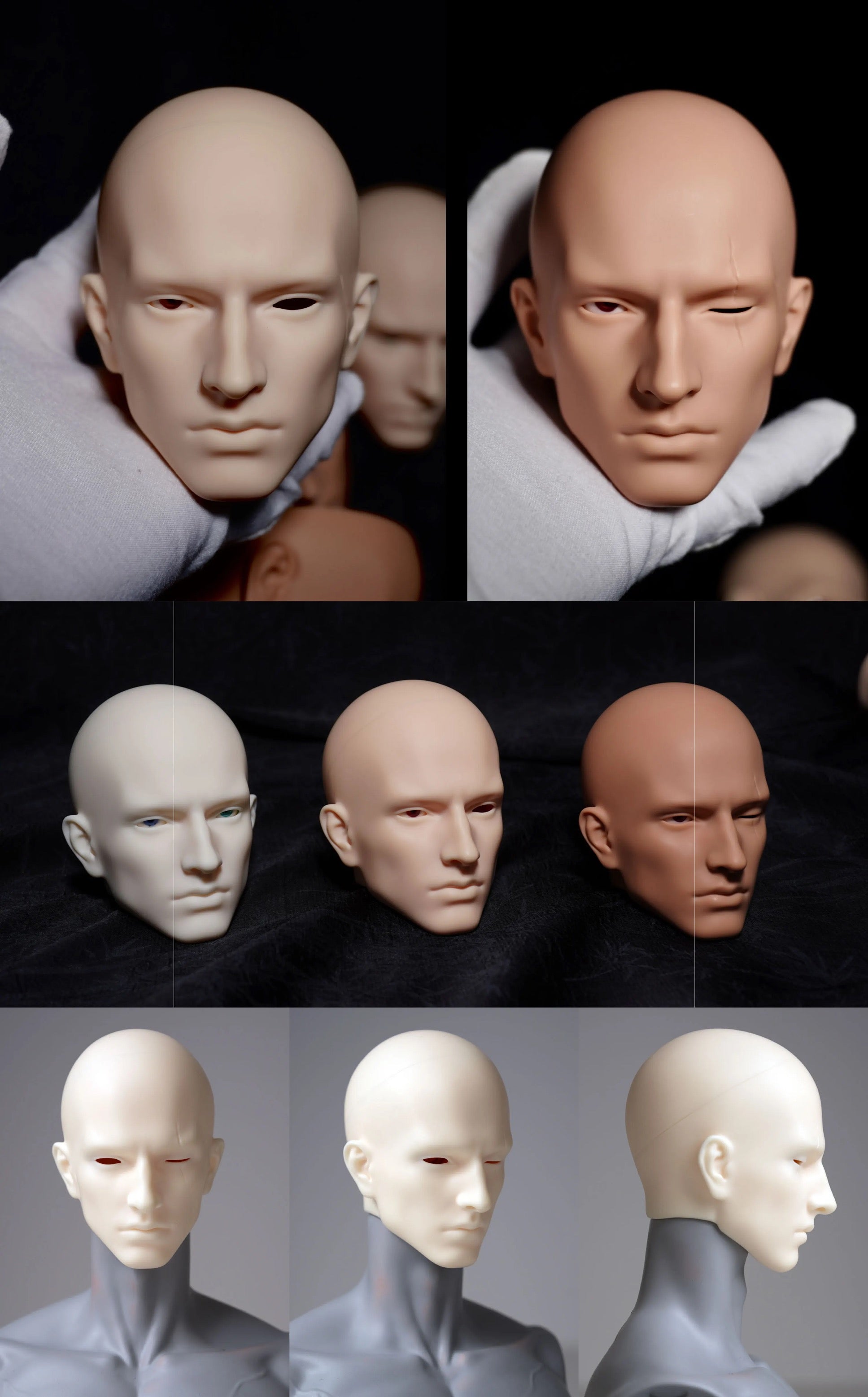 SpiritMist Doll 1/4 75cm BJD head Kane