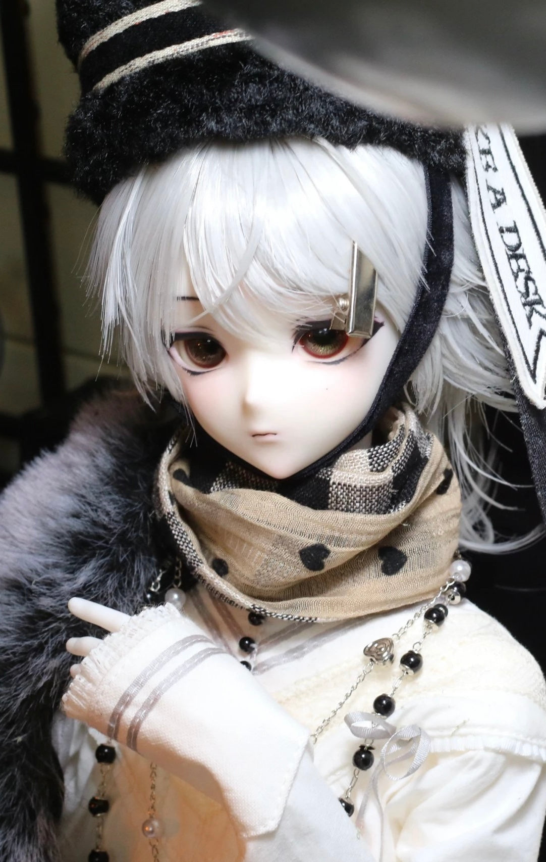 RDAC 1/4 bjd head Neville half sleeping