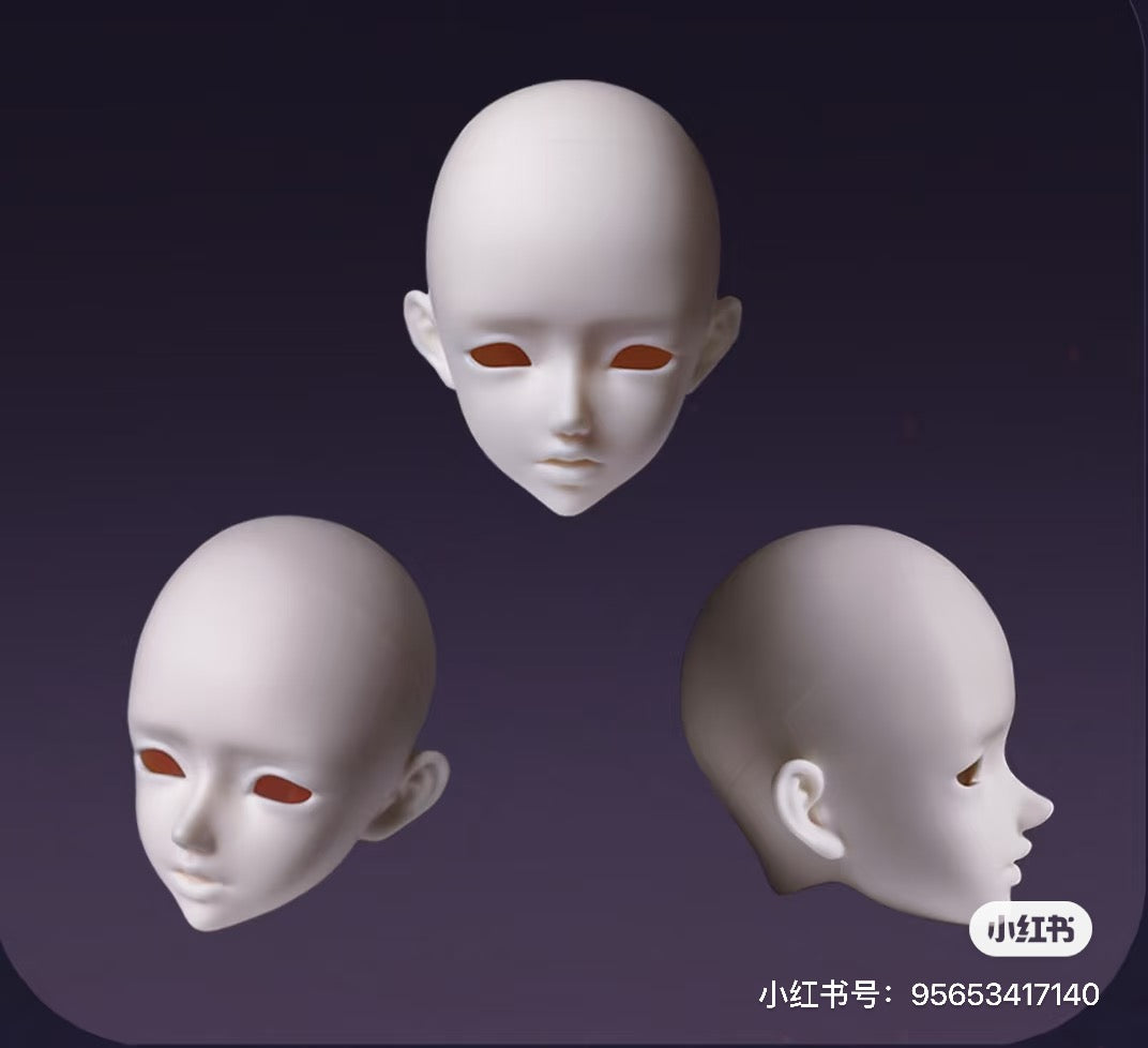 YZdoll 1/4 bjd head nude doll Rochelle