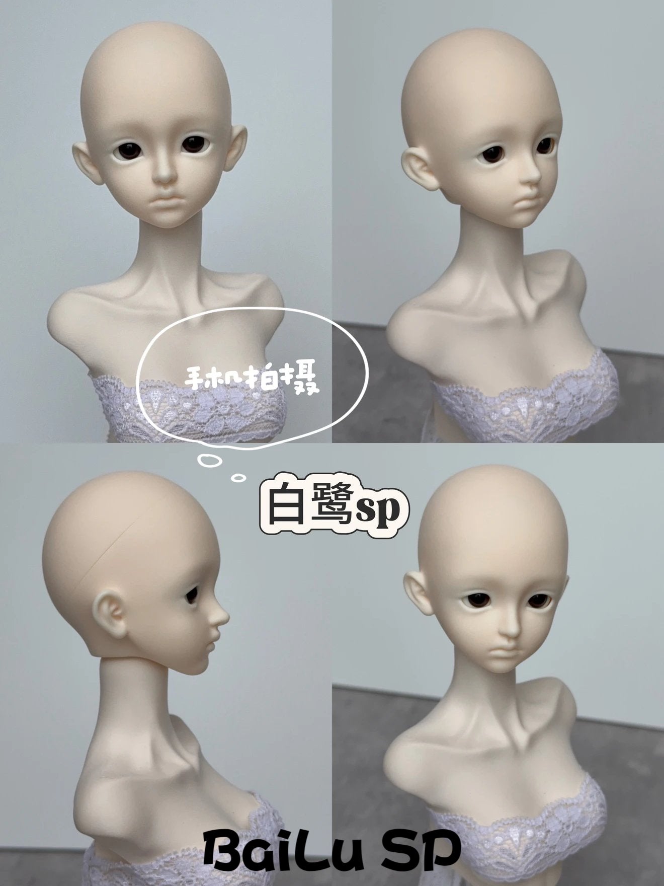 Mosquito Cat 1/4 BJD head BaiLu
