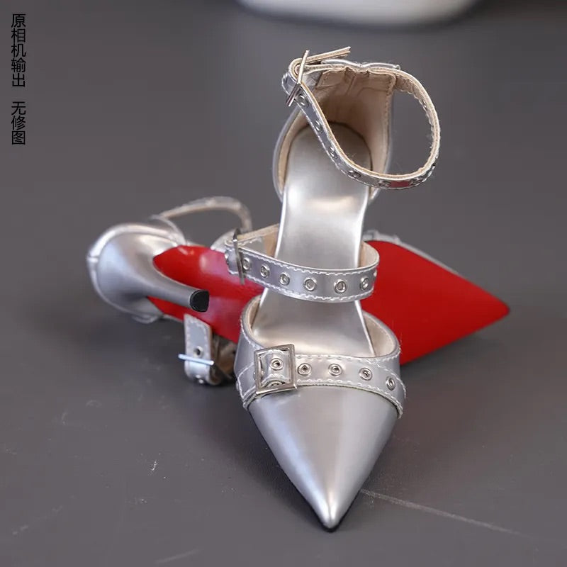 The Lost Rabbit 1/4 1/3 big girls and uncles Studded high heels BJD shoes代购