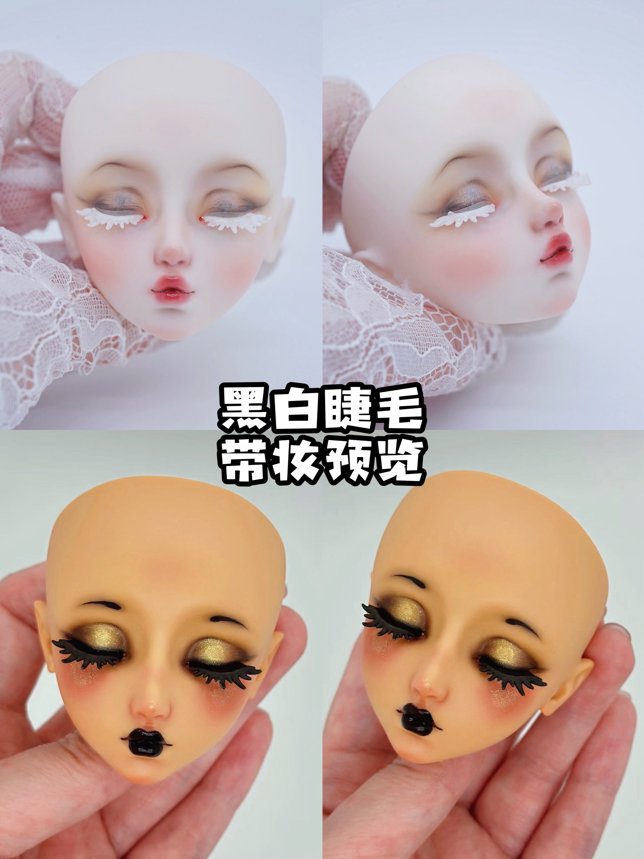 BlackShip 1/4 1/3 BJD body oil painting style nude dull full set second release