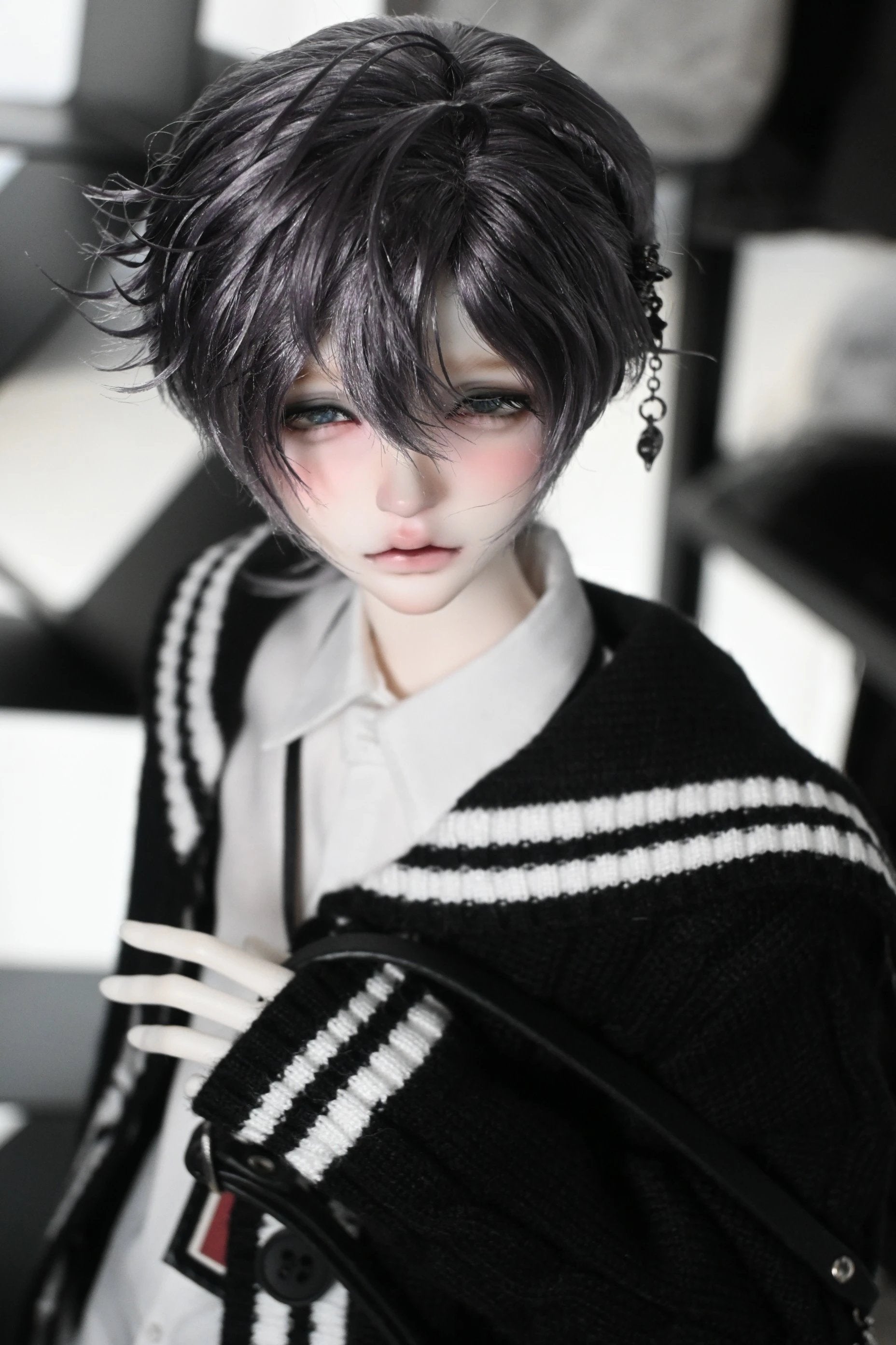 The bad world researcher 1/4 BJD head BaiYan Not smiling