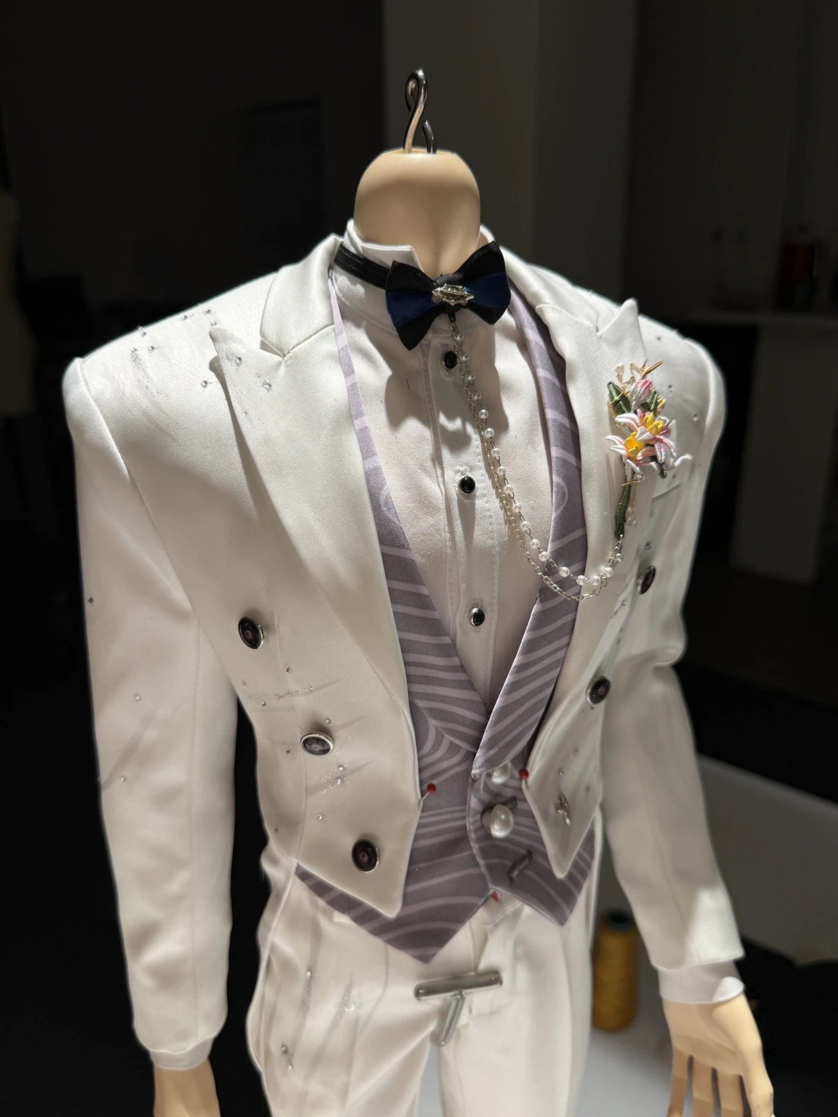 Caleb cos wedding dress 77cm BJD clothing full set outfit仅代购