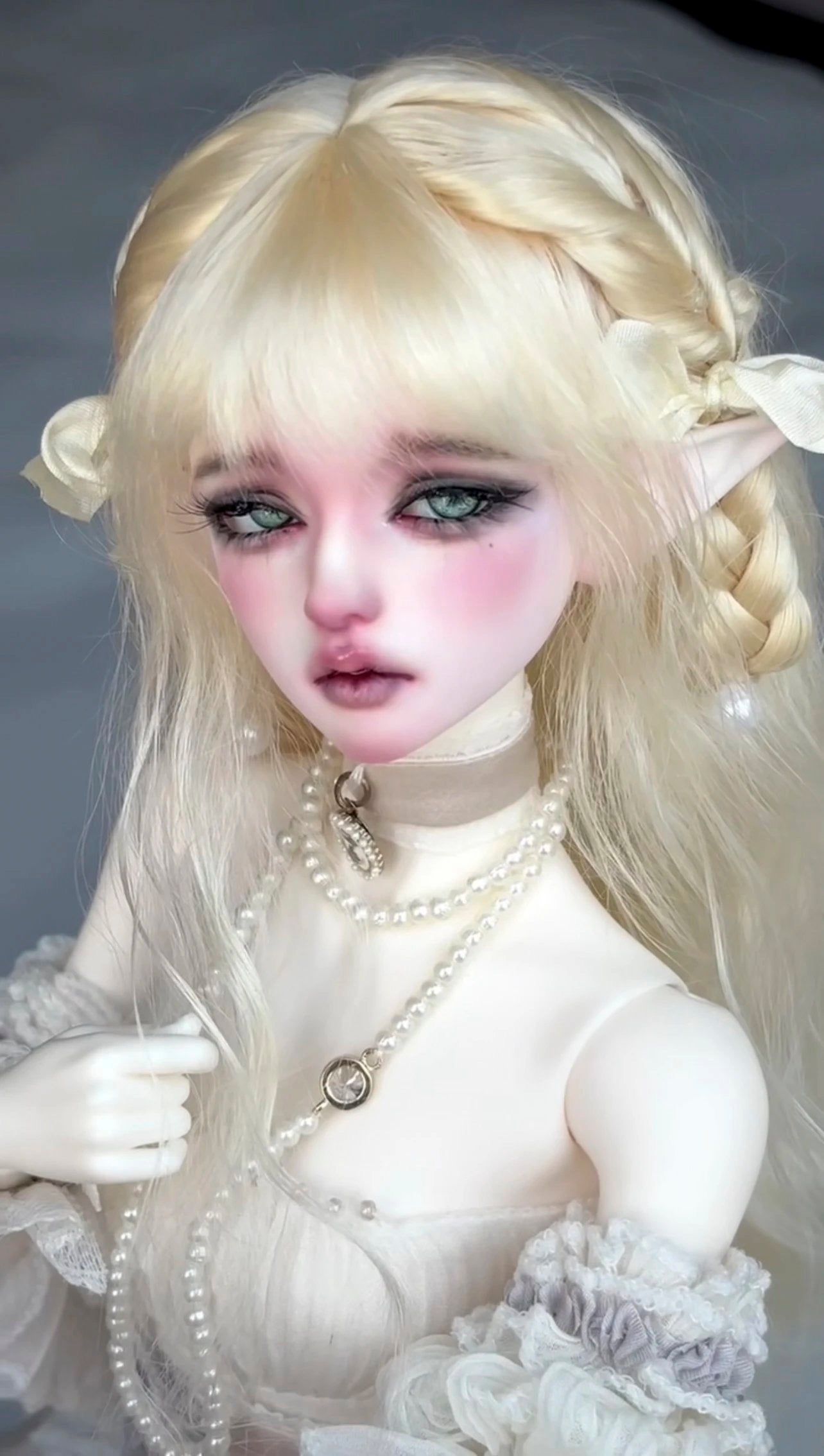 SUE 1/4 BJD head Flora