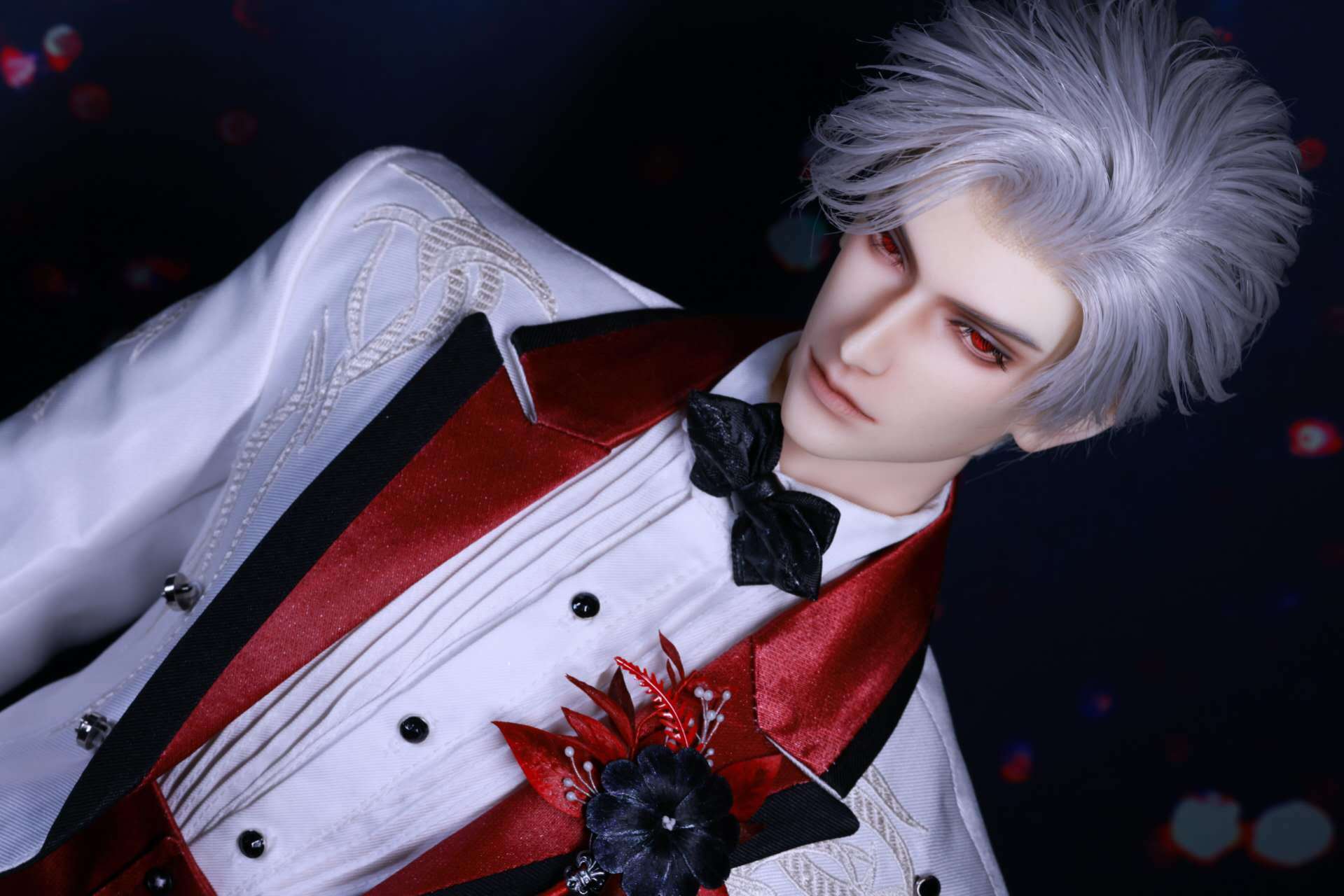 Sylus cos wedding dress 75 77cm BJD clothing full set outfit代购