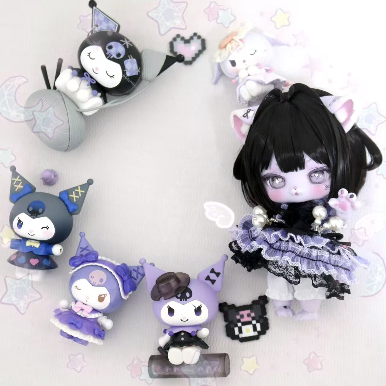 JemmyDoll 1/12 BJD big head full set HuluPig & HuluCat