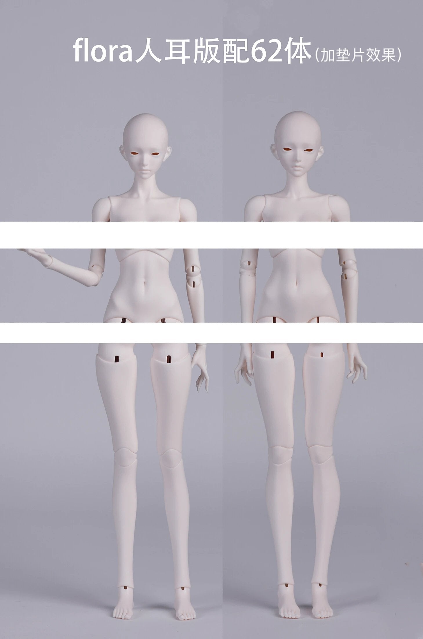 SUE 1/3 BJD head Flora