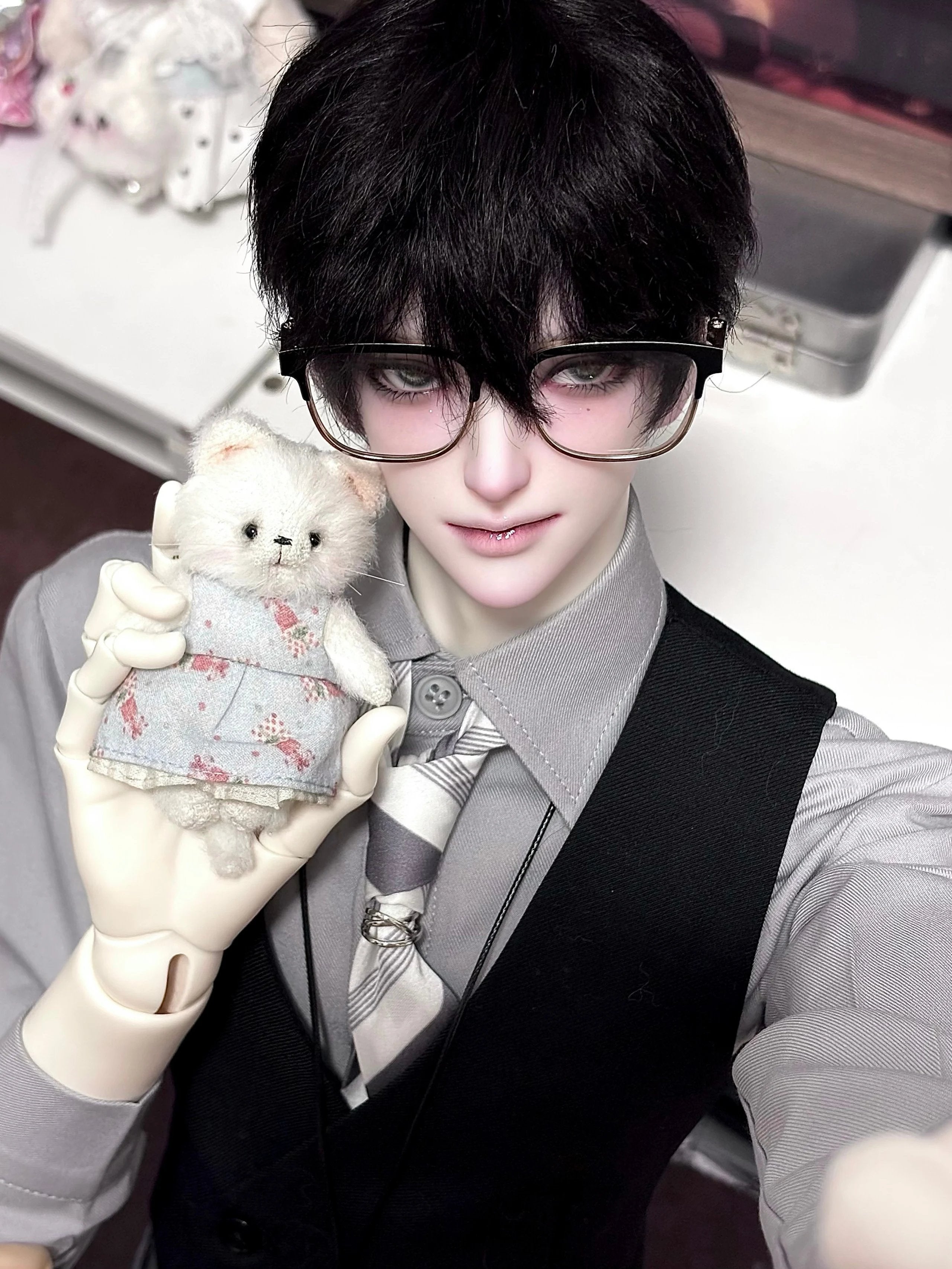 Little Peanut 70cm 75cm BJD head CiJun smile version.代购