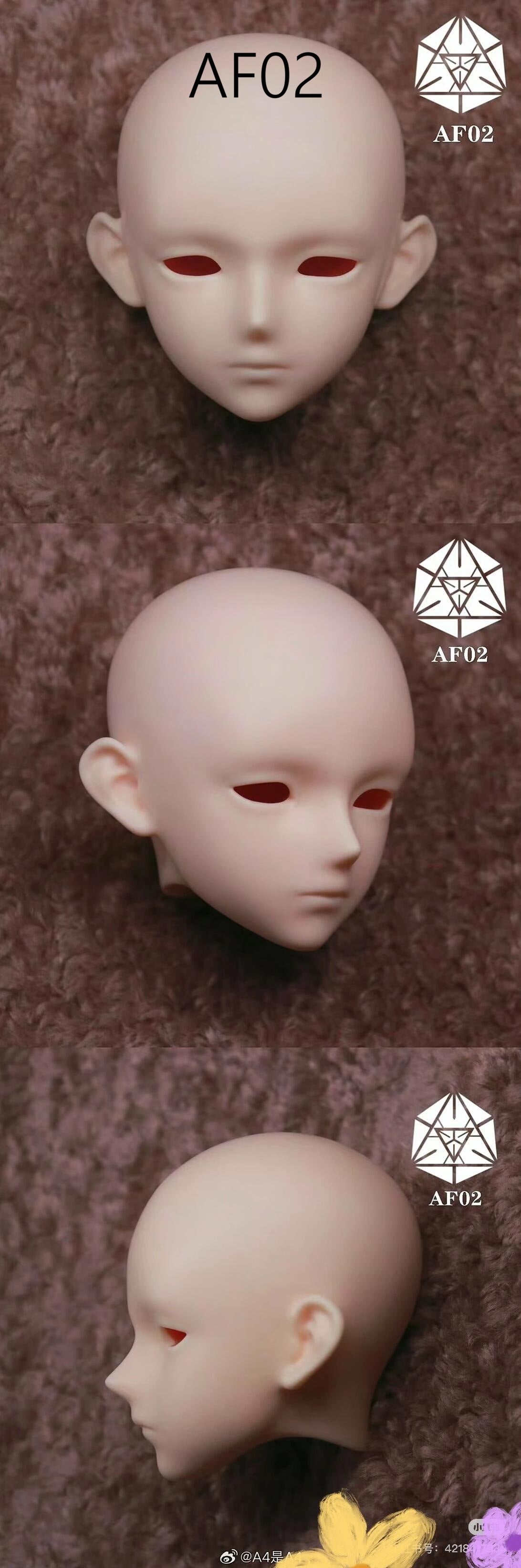 A4doll 70cm BJD head AF01 & AF02代购