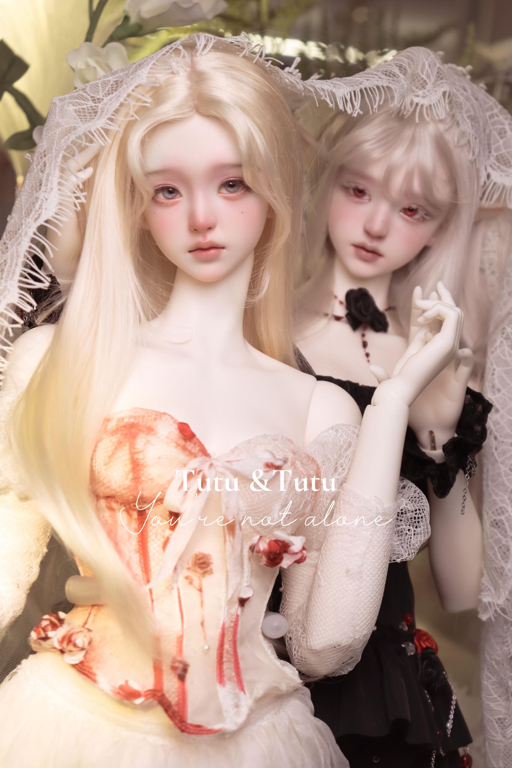 QianQian 1/3 BJD Head Tutu