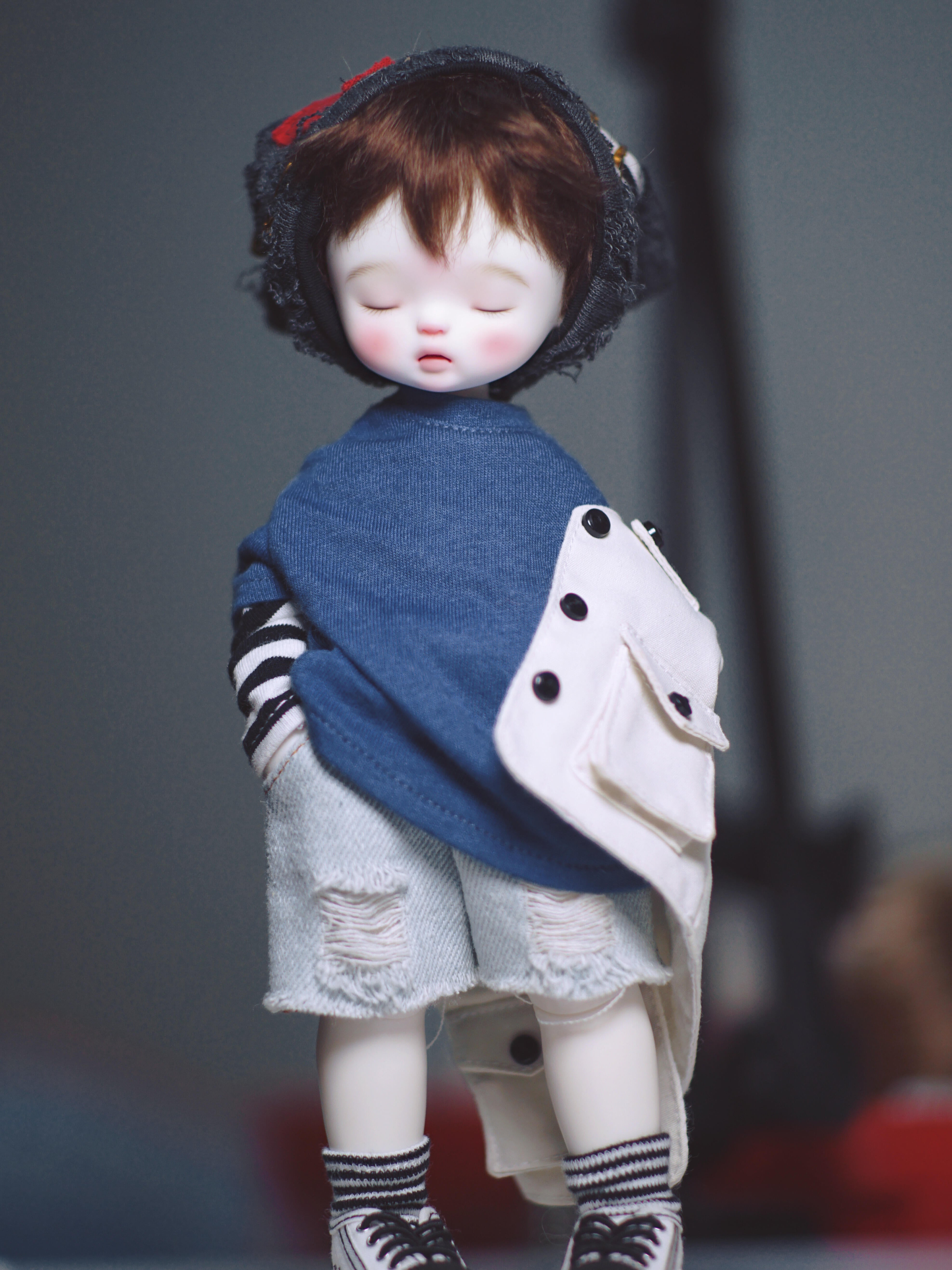 LsisisiL 1/6 BJD head DingDang Poppy & Baby