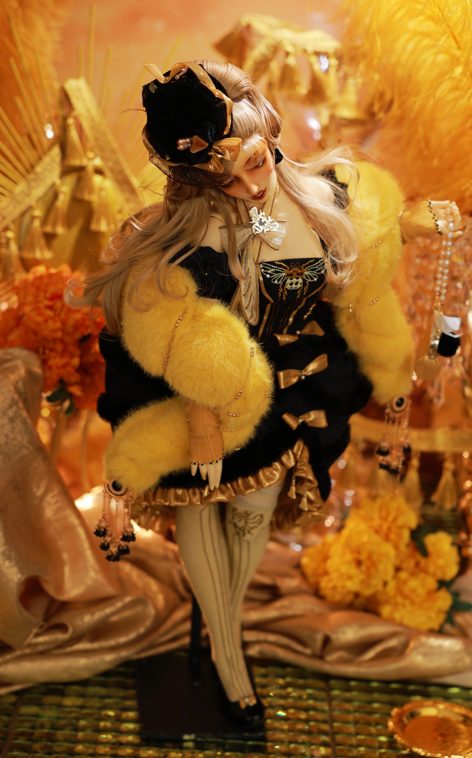 BlackShip 1/4 1/3 BJD body oil painting style nude dull full set second release