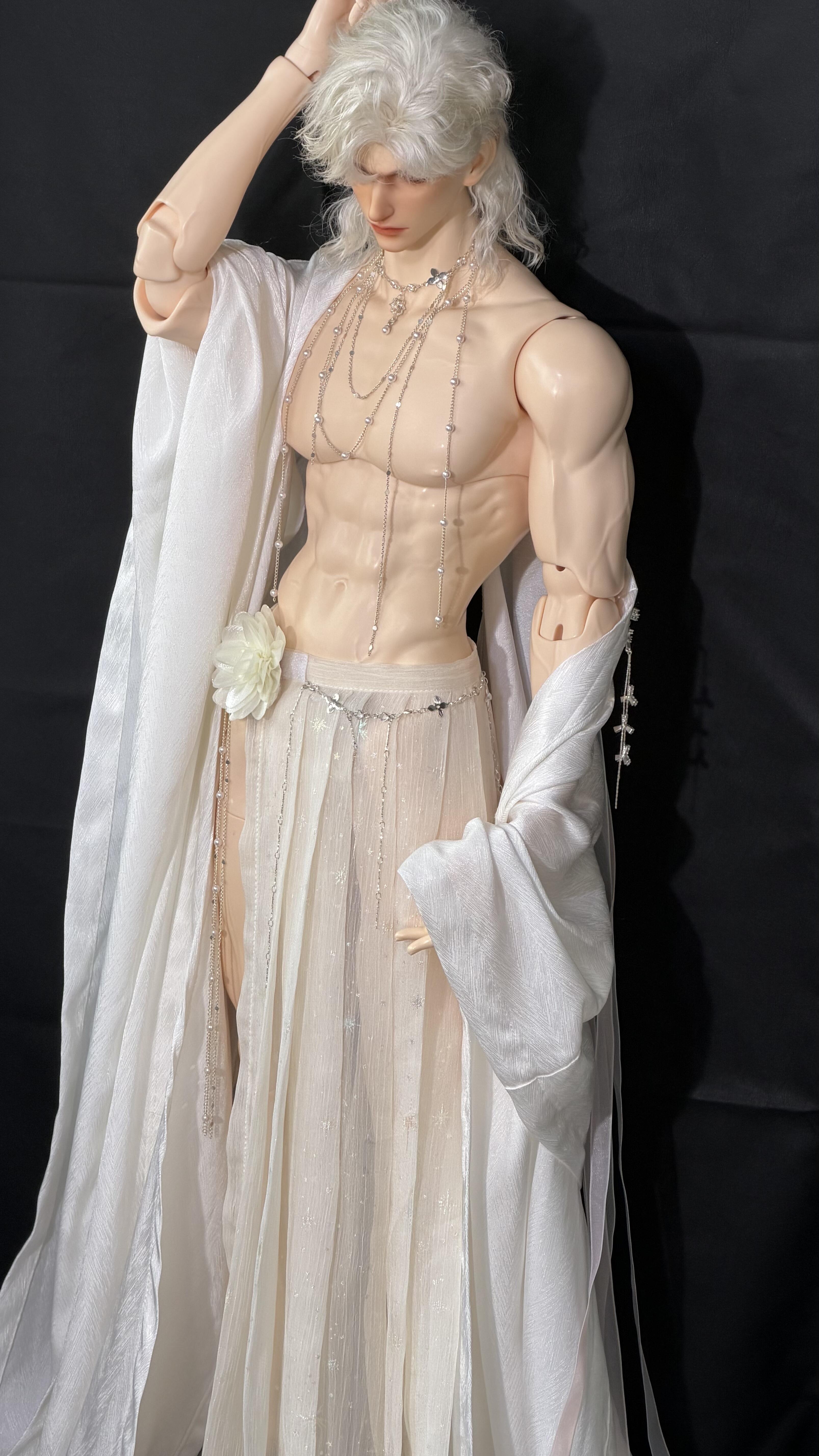 YaYa 75cm BJD outfits black and white仅代购