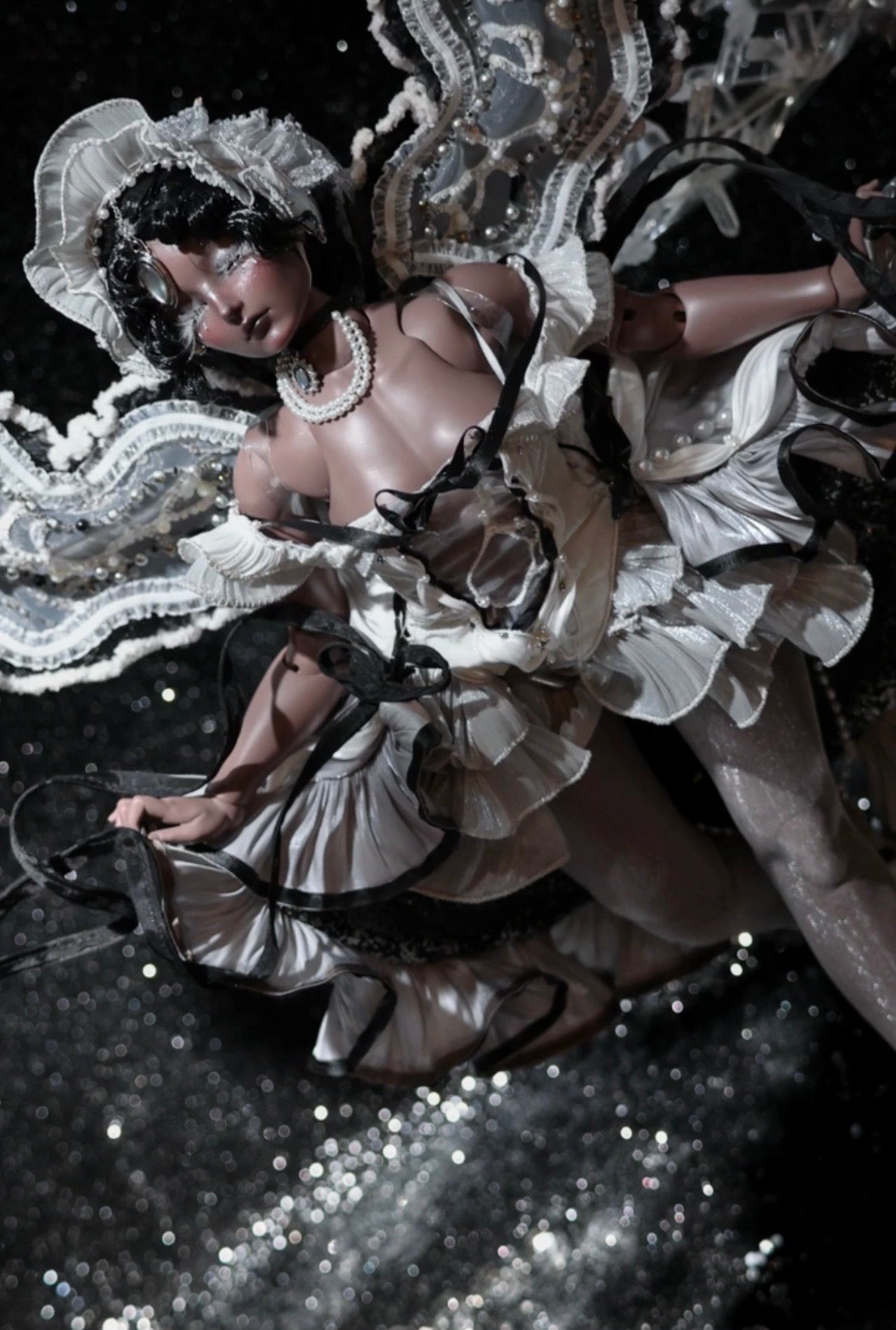 BlackShip 1/4 1/3 BJD body oil painting style nude dull full set Unique skin tone