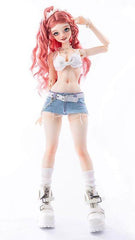 AEDOLL 1/4 soft female bjd body slim waist version