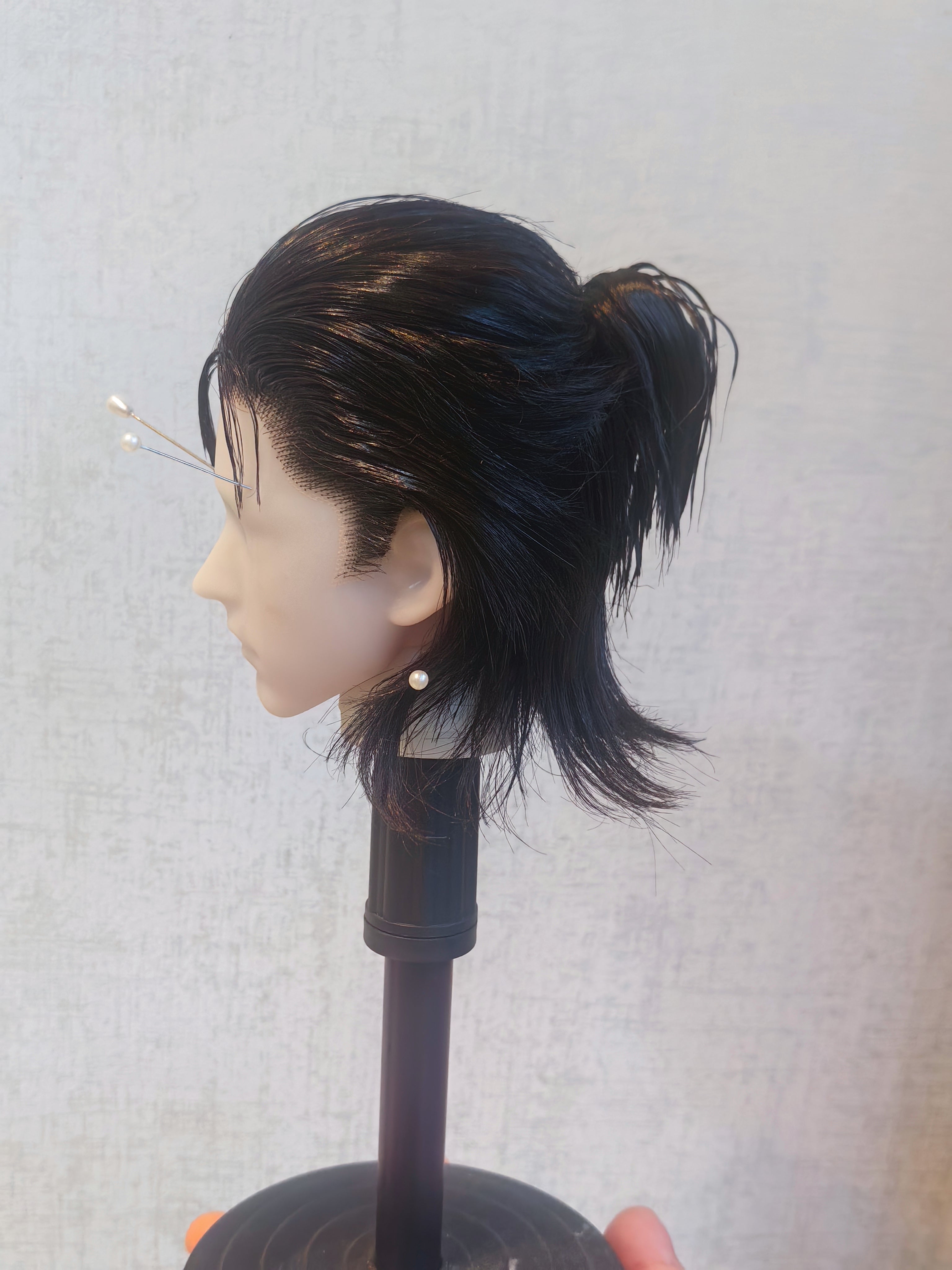 Ahe 1/3 BJD Samurai wigs for 70cm 75cm uncle