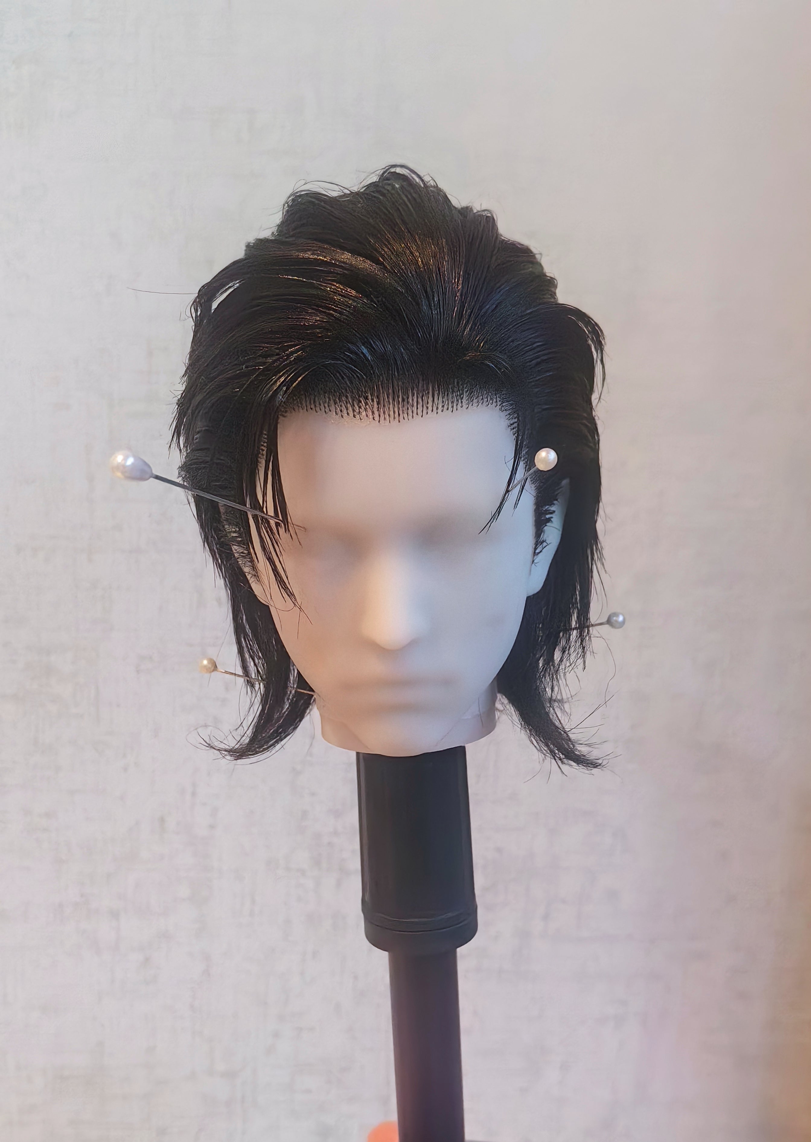 Ahe 1/3 BJD Samurai wigs for 70cm 75cm uncle