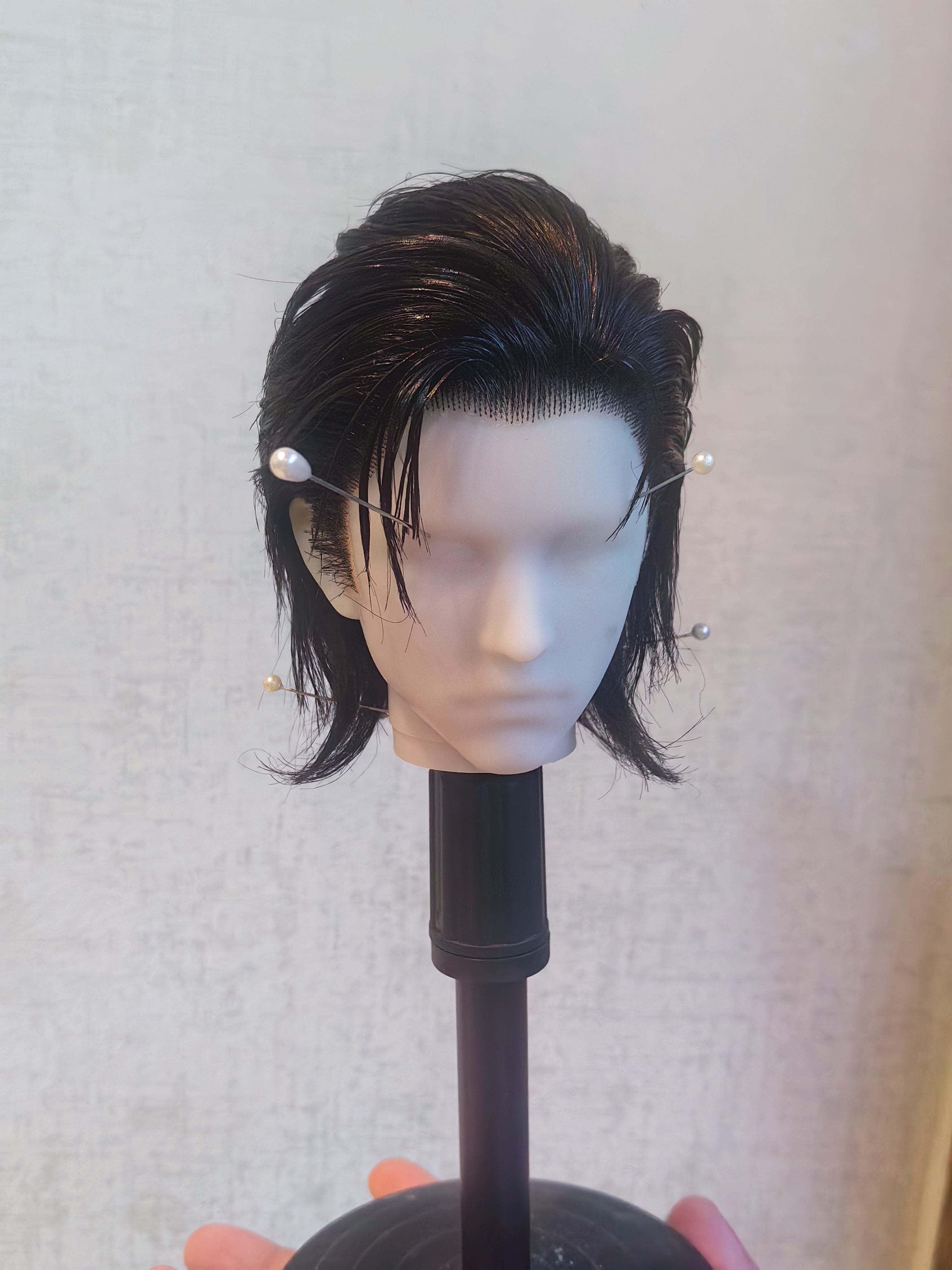 Ahe 1/3 BJD Samurai wigs for 70cm 75cm uncle