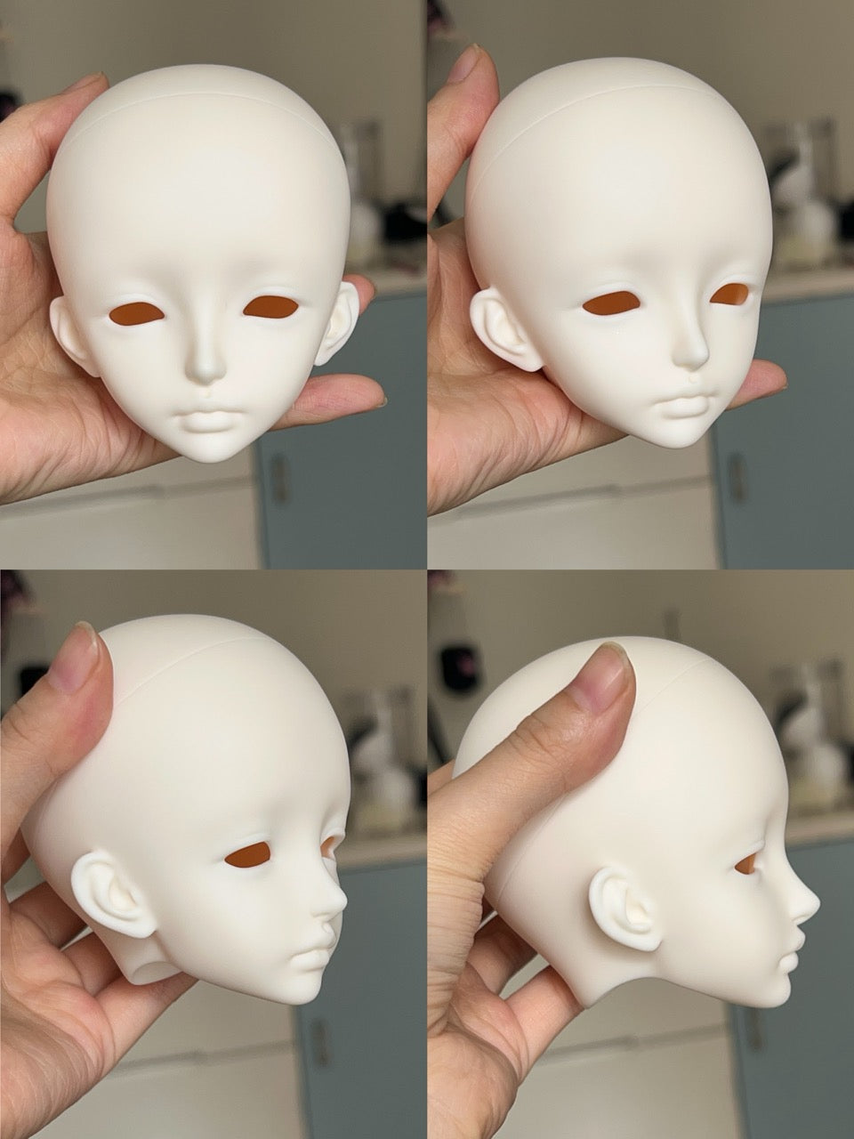 Arctic Rabbit 1/3 BJD Head ChloAI & Ed