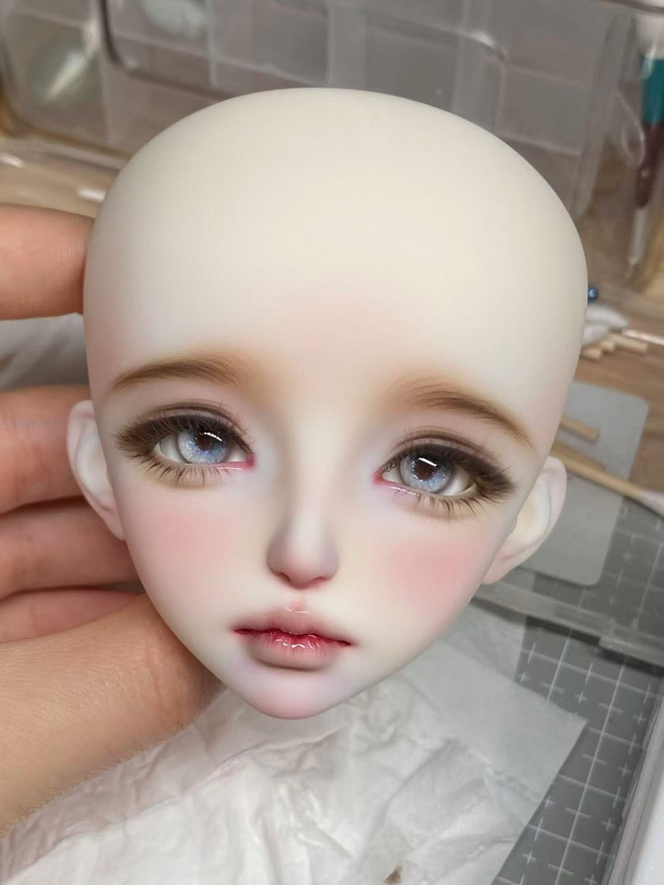 Arctic Rabbit 1/3 BJD Head ChloAI & Ed