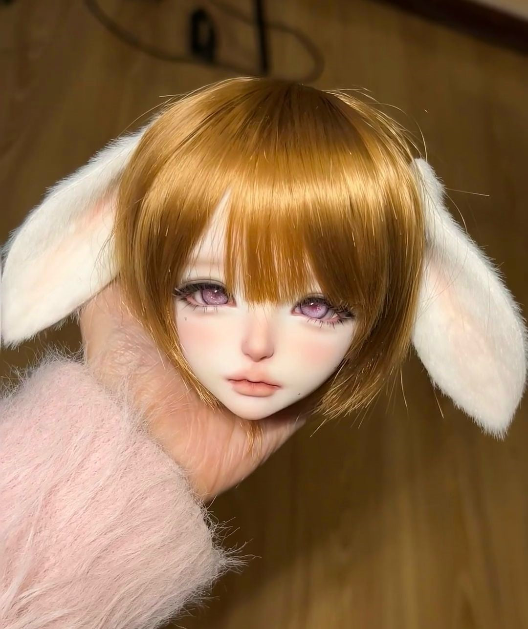 Arctic Rabbit 1/3 BJD Head ChloAI & Ed