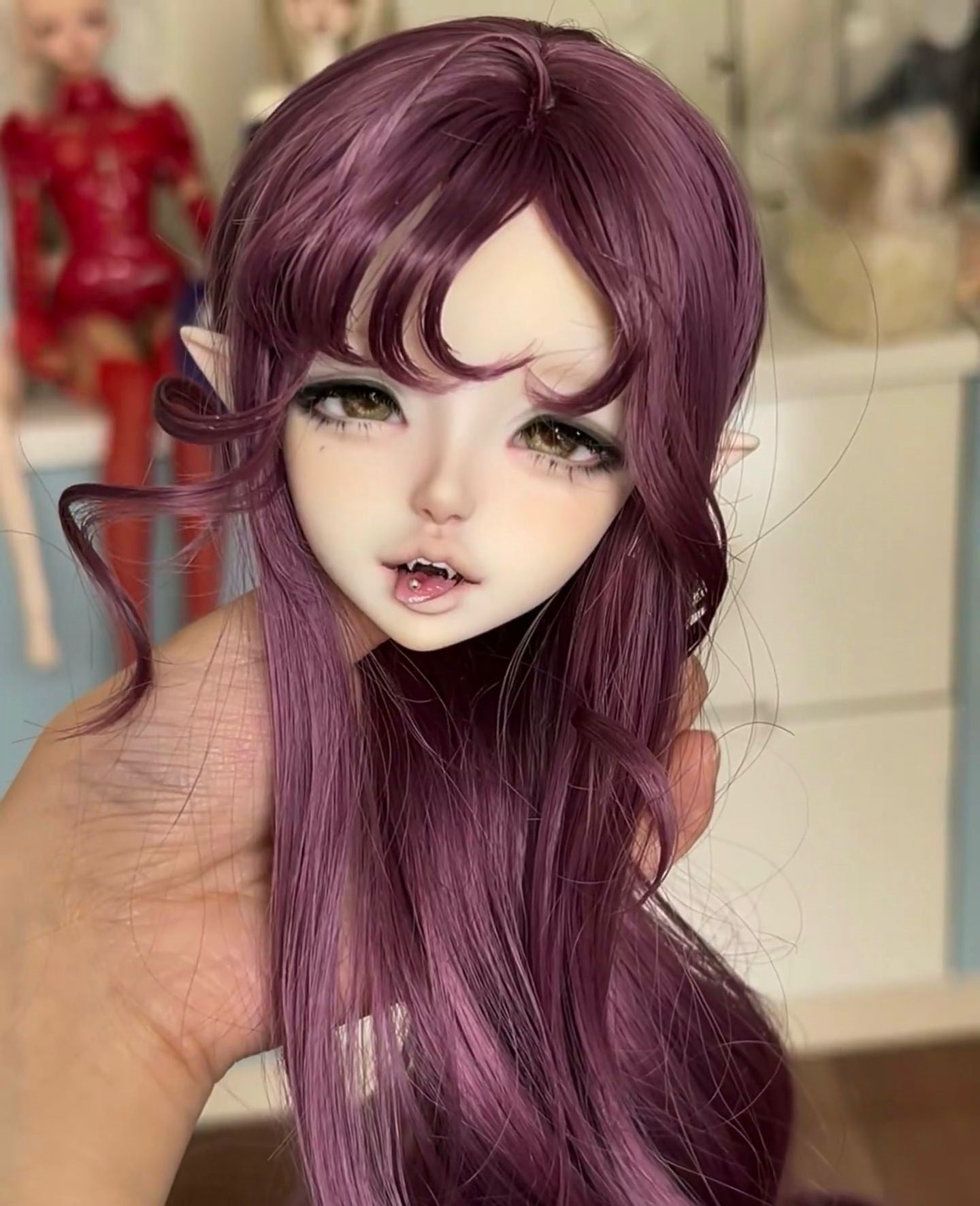 Arctic Rabbit 1/3 BJD Head ChloAI & Ed