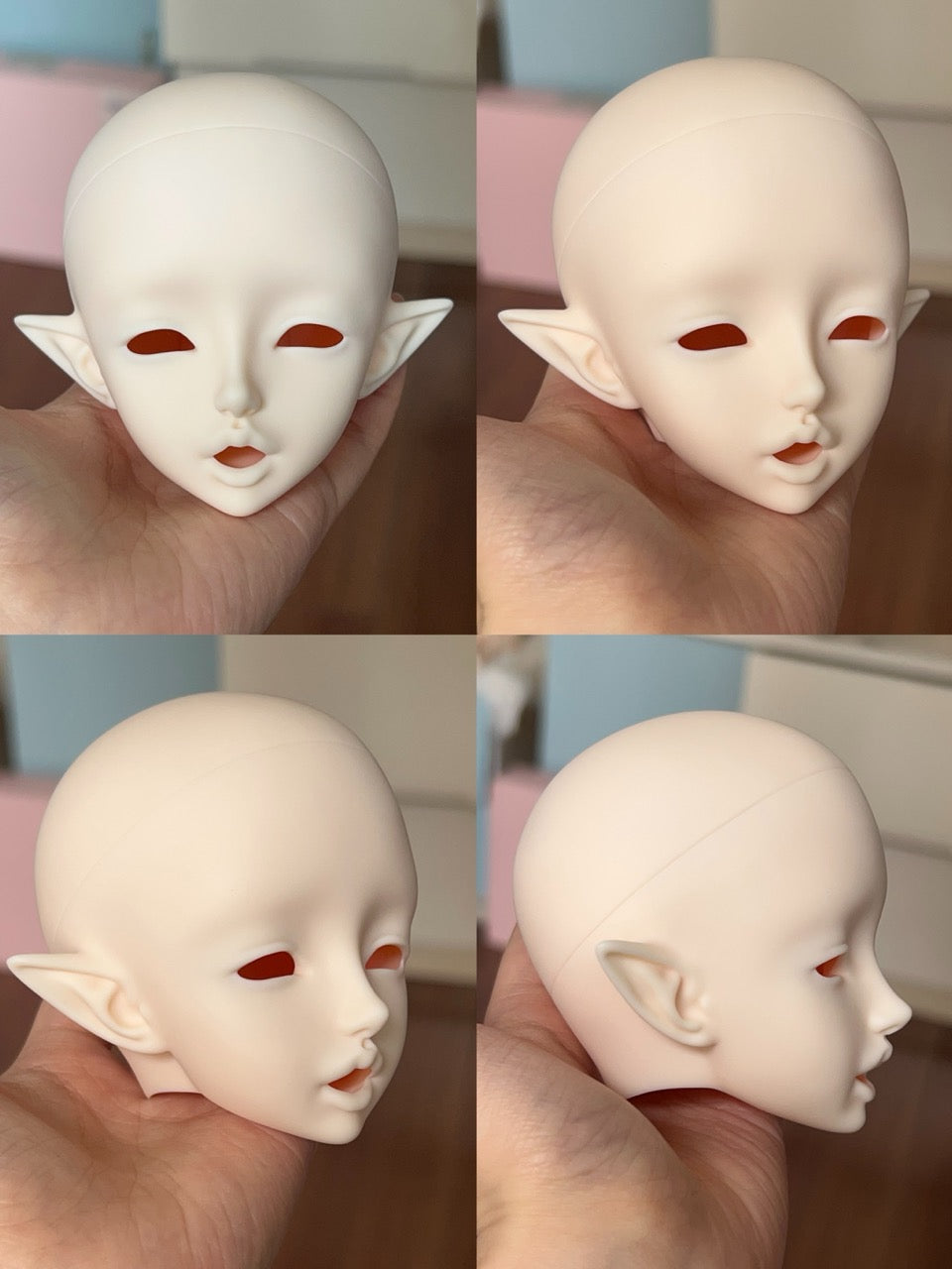Arctic Rabbit 1/3 BJD Head ChloAI & Ed