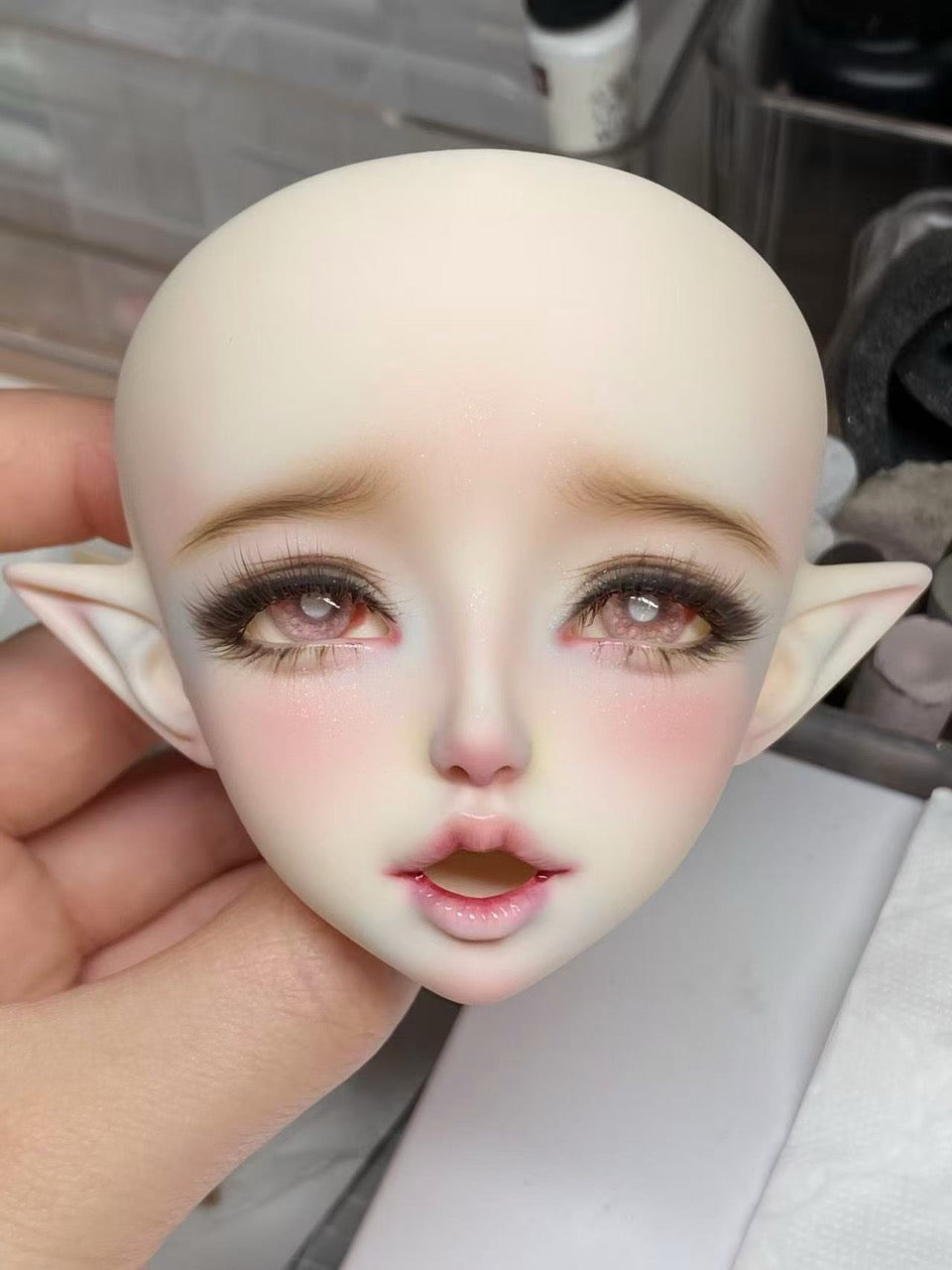 Arctic Rabbit 1/3 BJD Head ChloAI & Ed