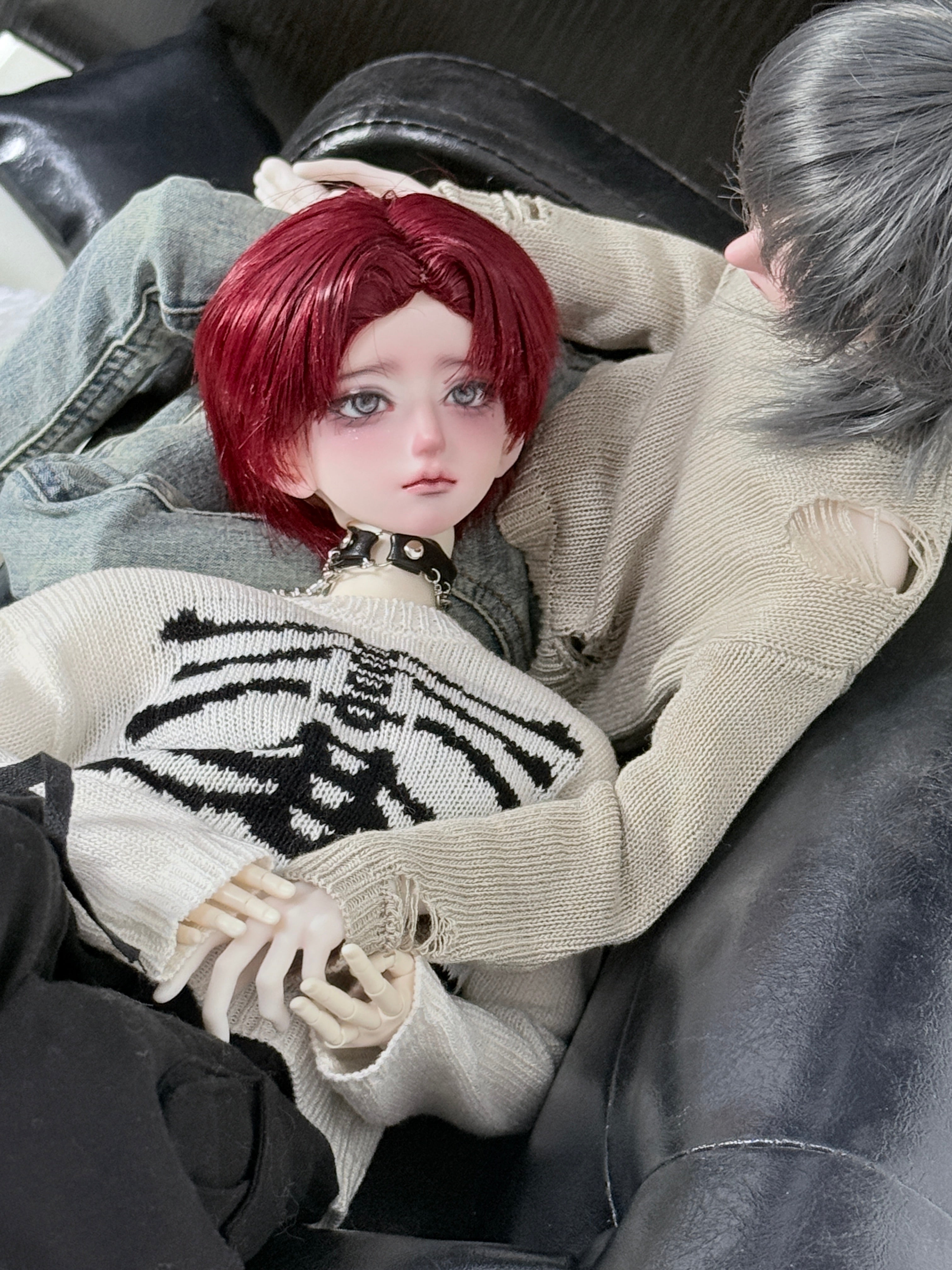 Azure doll 1/4 BJD Head Day & Night